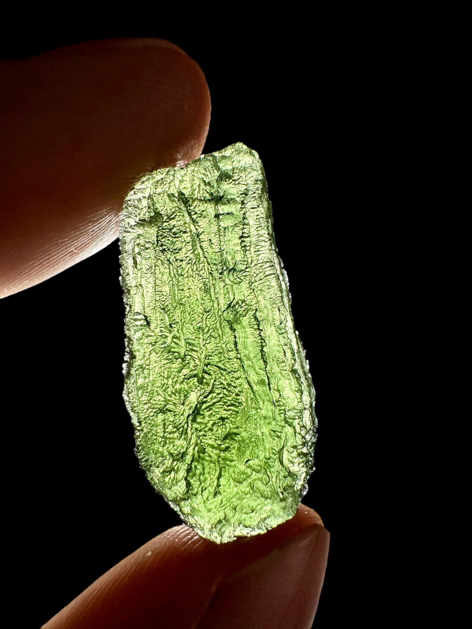 Moldavite - Kvitkovice - 4,9g - V703