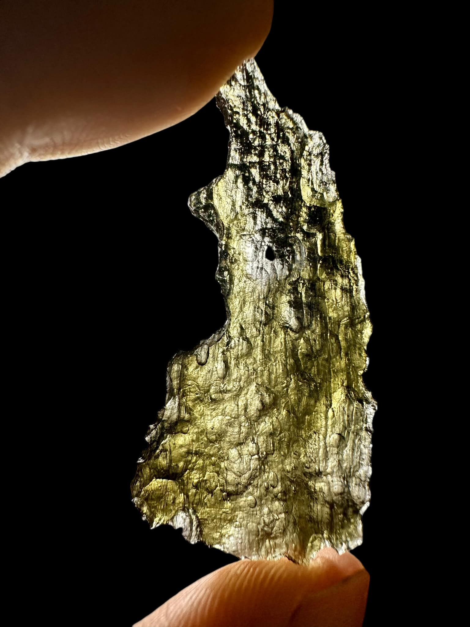 Moldavite - Chlum - nad - Malsi - 2,9g - V704