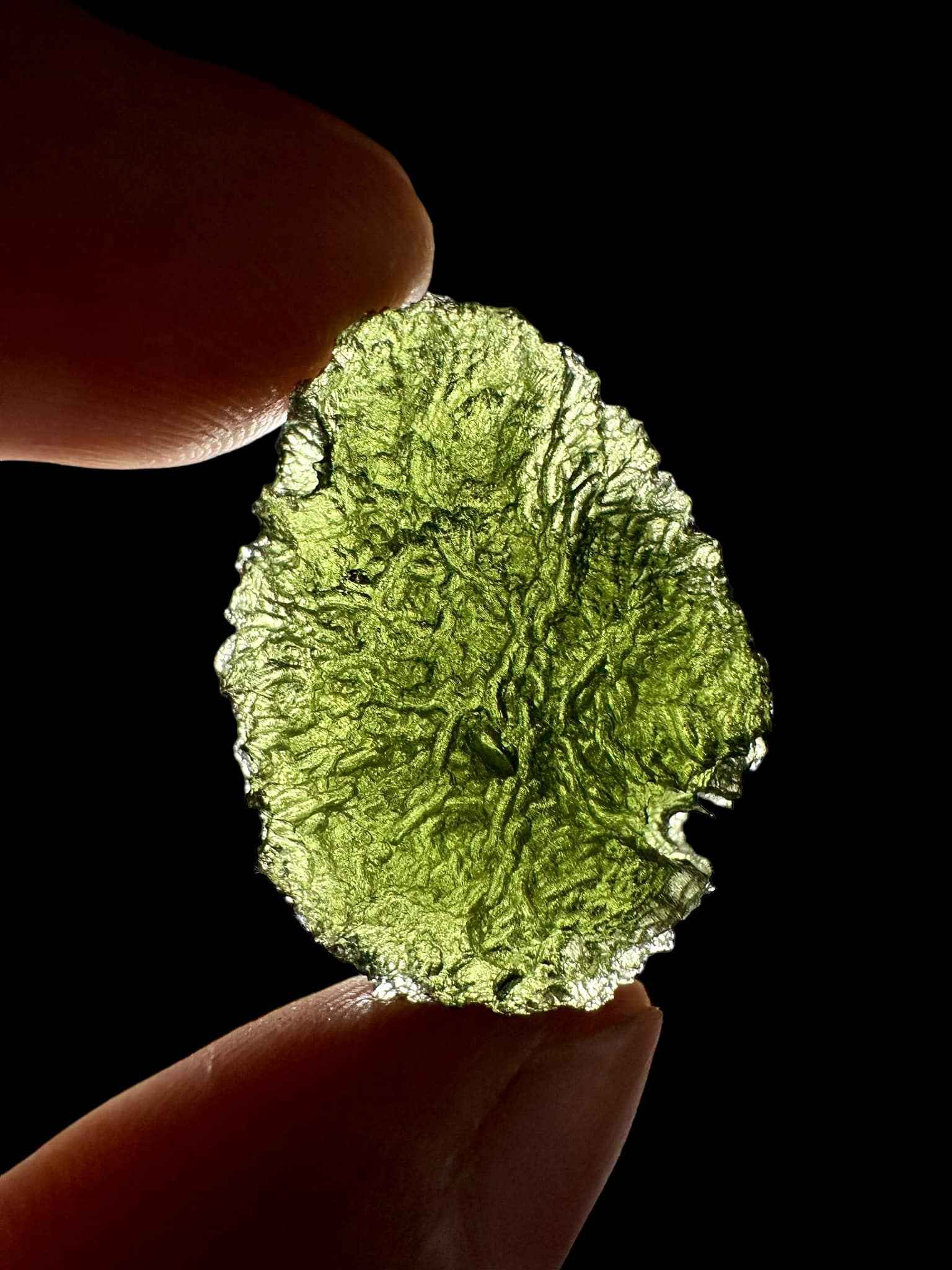 Moldavite – Nesmen – jimka – 7,9g - V2062