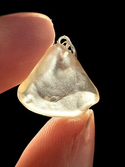 Pendente in argento con vetro libico – SP/LPS023