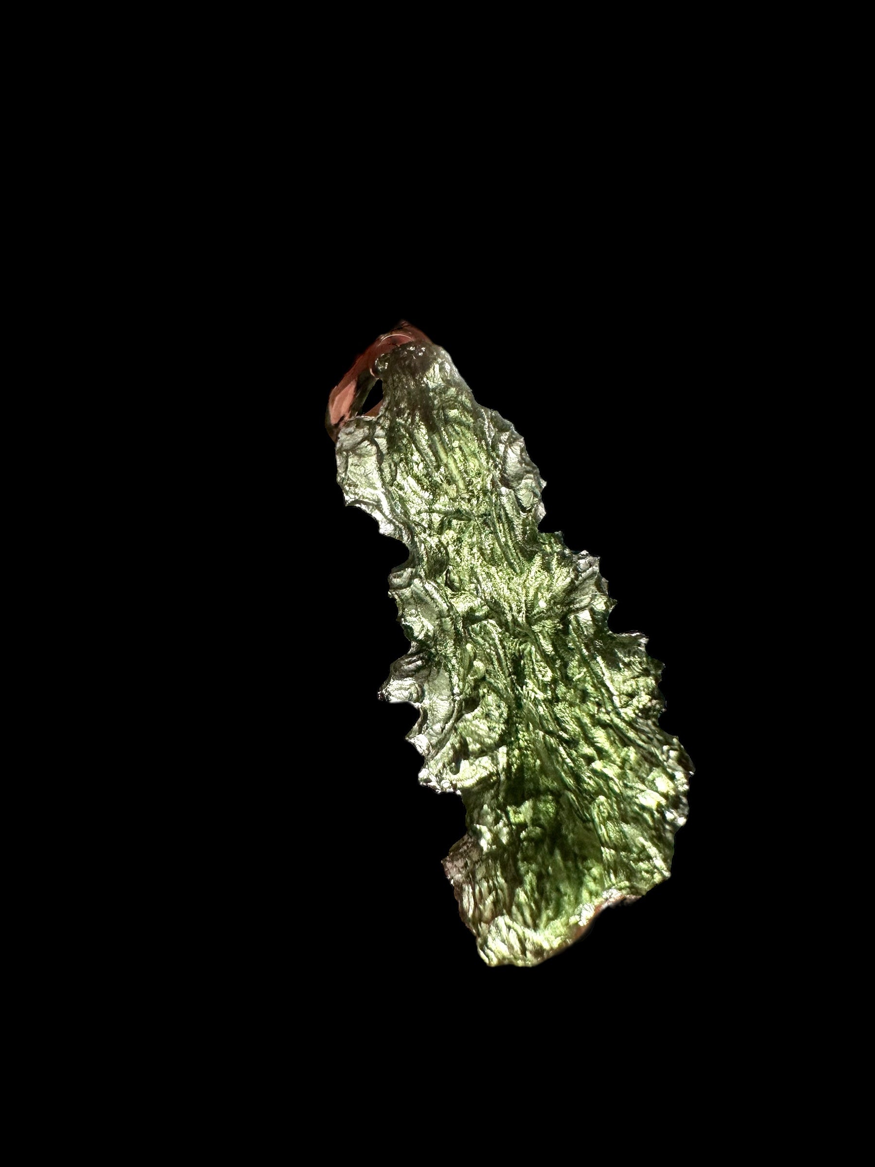 Silver moldavite pendant 1,7g - SP/V184