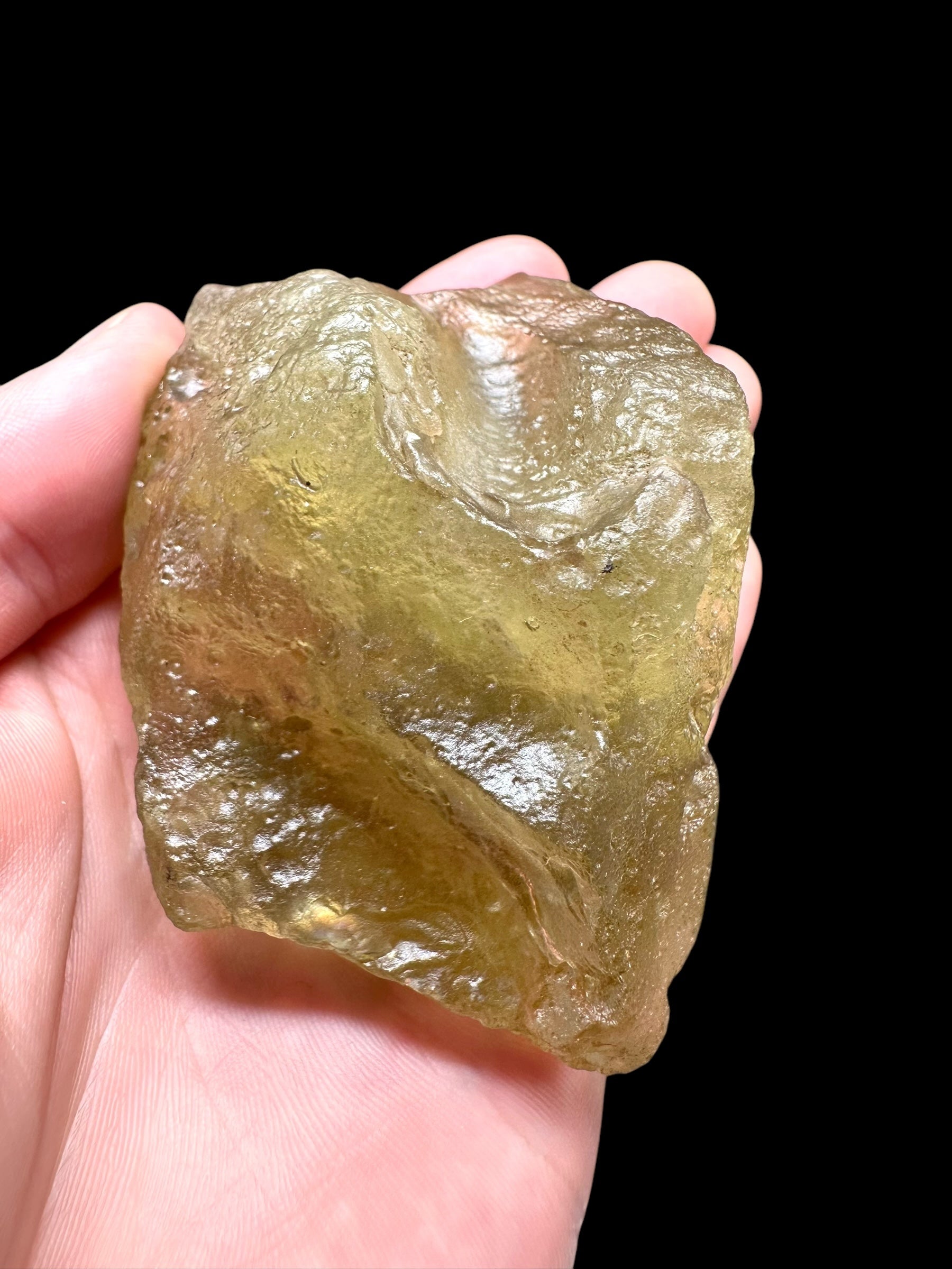 Libyan desert glass – Extra quality, hole - LPS035
