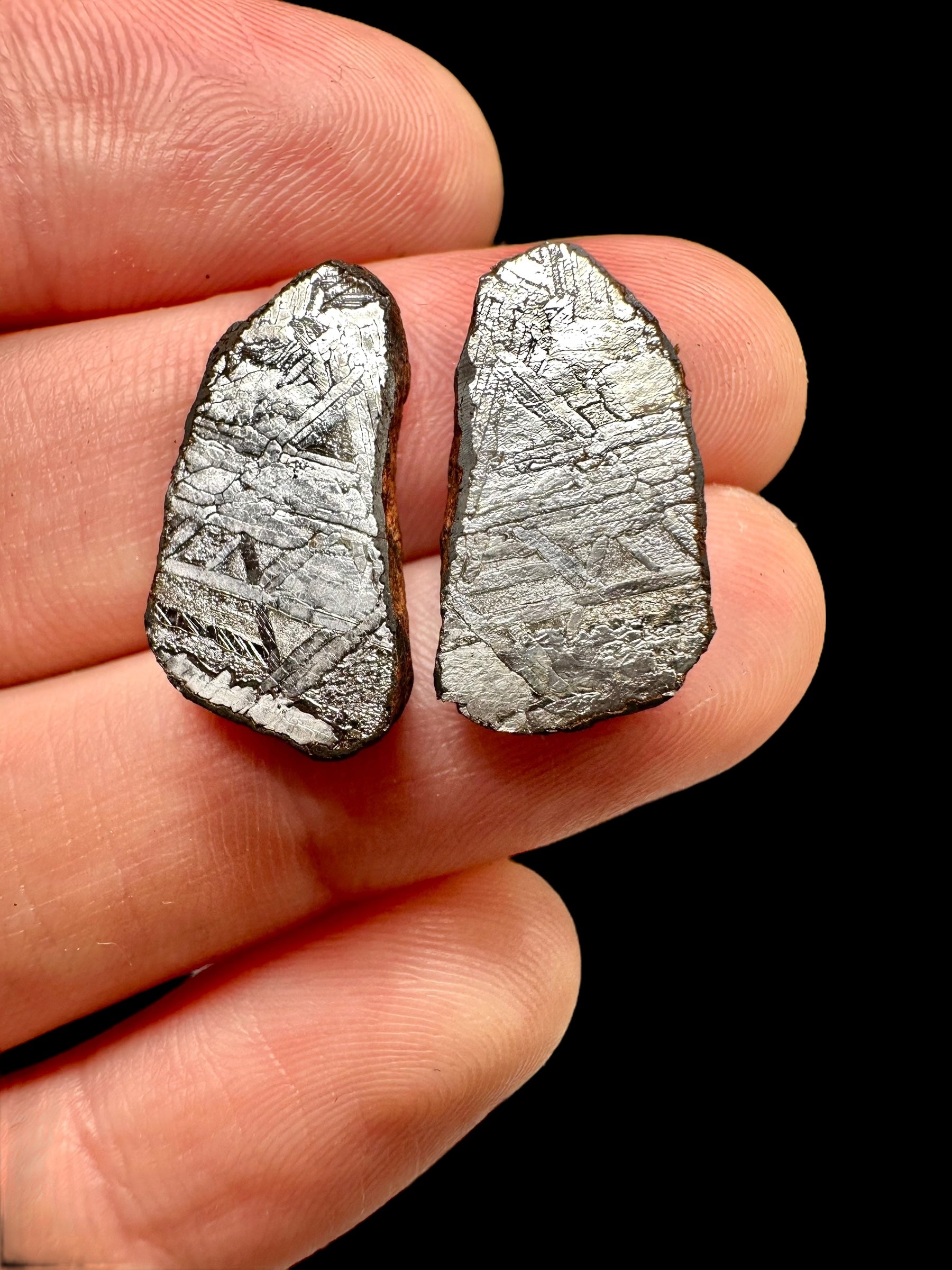 Meteorite Mundrabilla (pair) 7,95g – Nullarbor plain, Australia - MEMU41