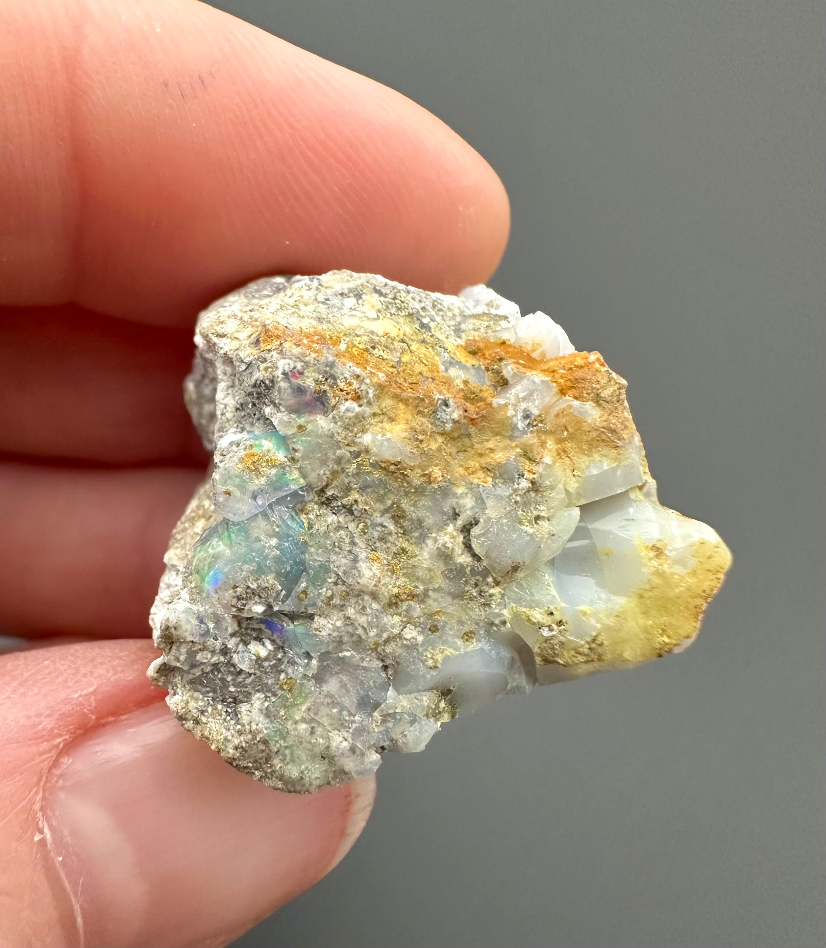 Precious opal – Dubnik, Slovakia - SOP012