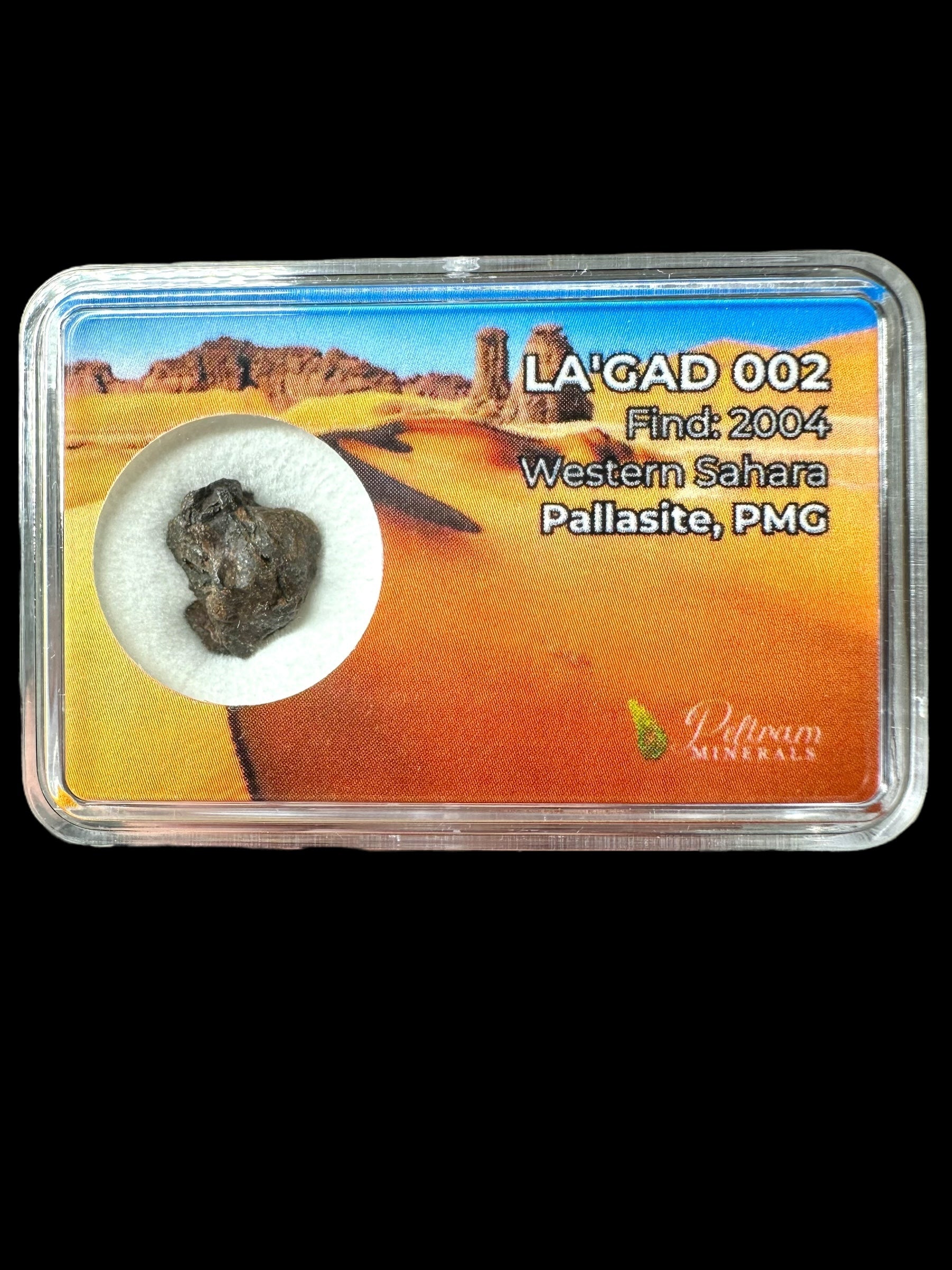 Meteorite Pallasite La'gad 002 – 1,34g – Western Sahara