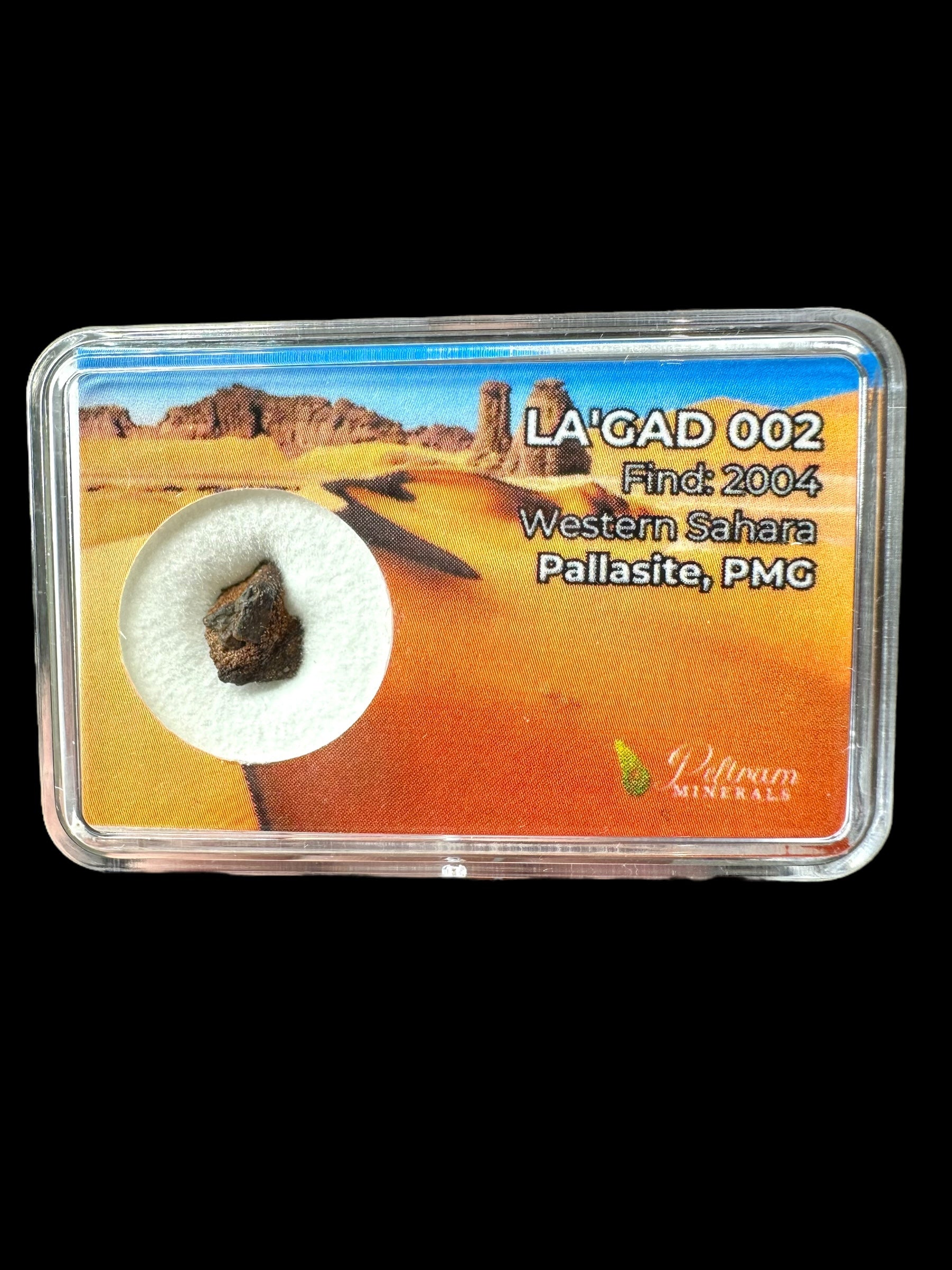 Meteorite Pallasite La'gad 002 – 0,43g – Western Sahara