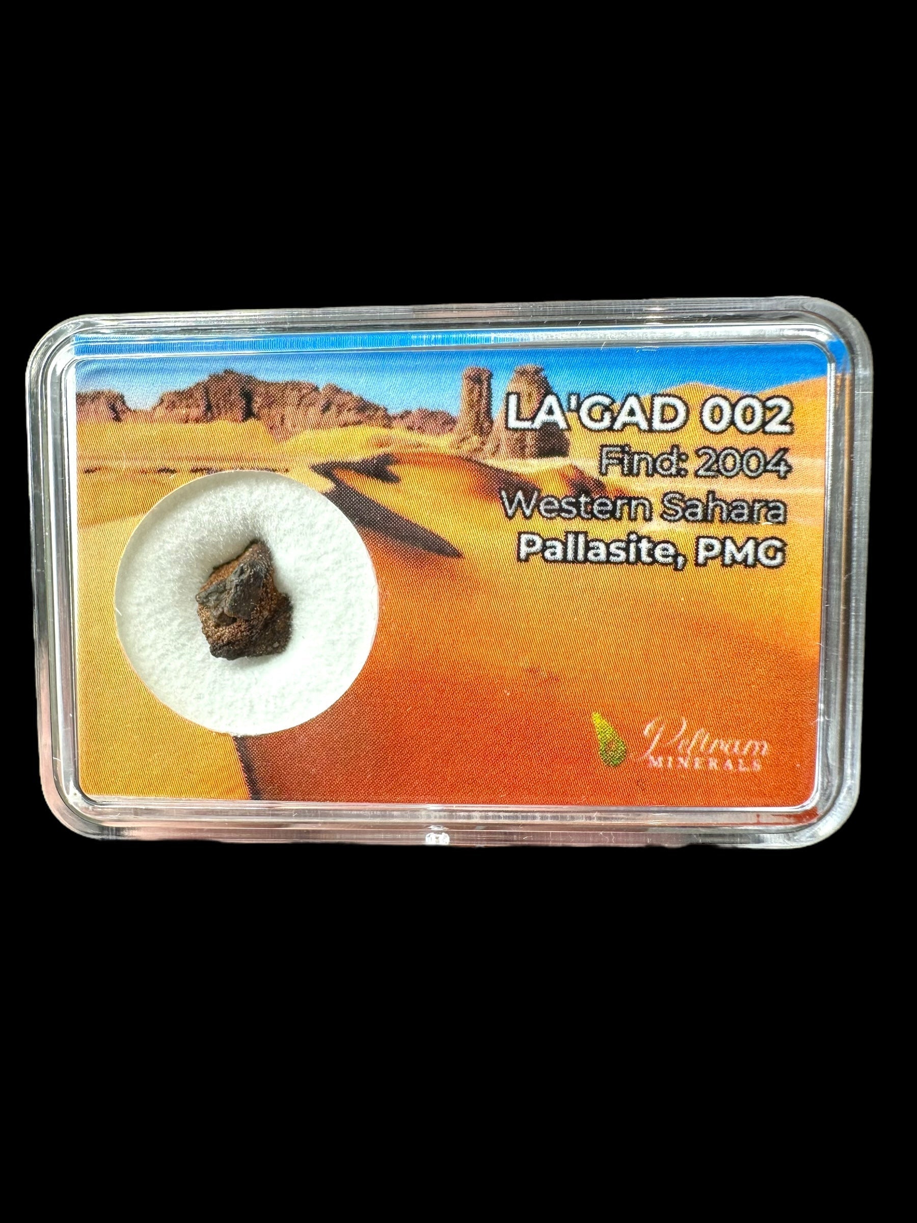 Meteorite Pallasite La'gad 002 – 0,43g – Western Sahara