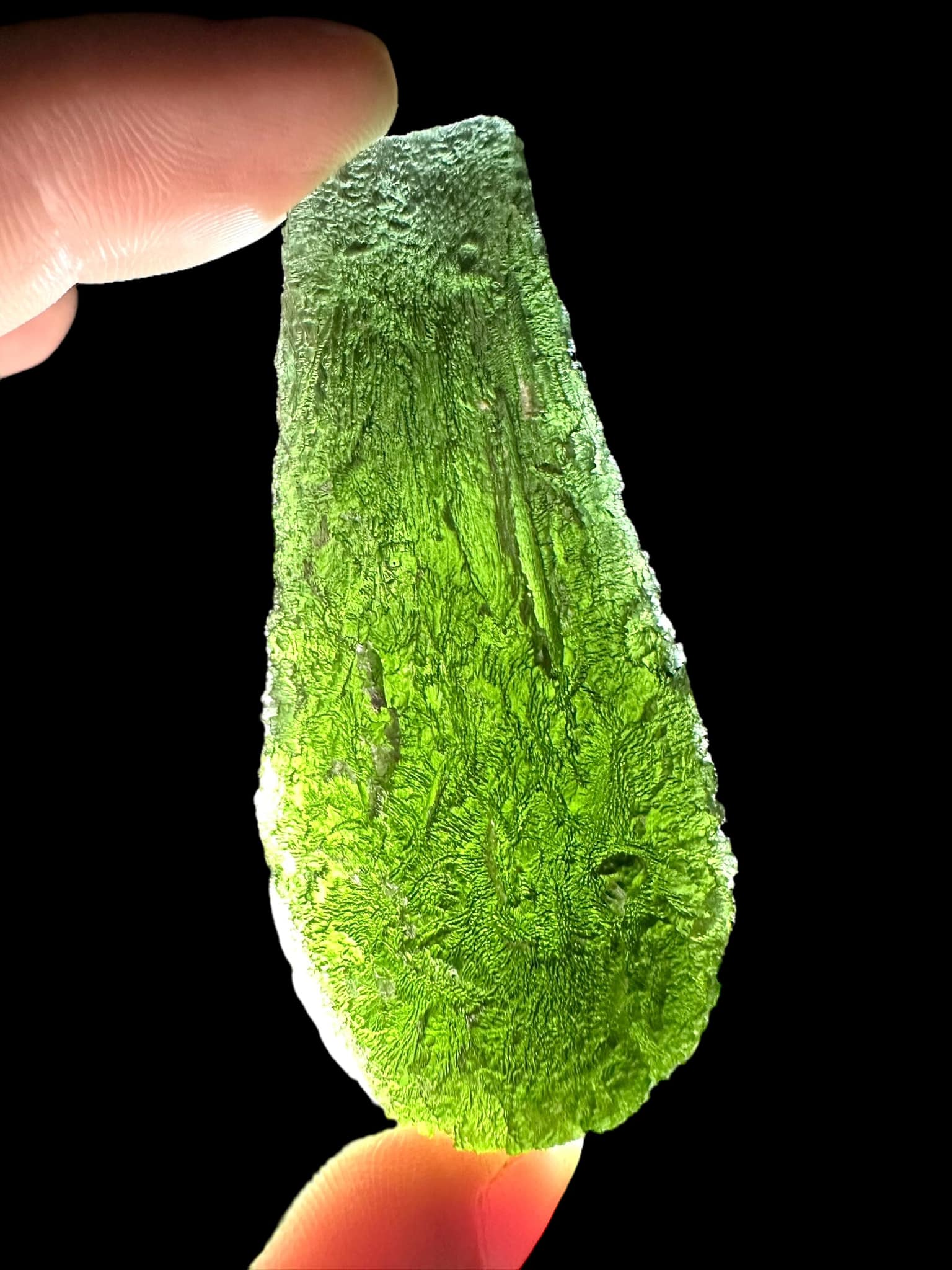 Moldavite – Vetrna Hurka – 57,8g - V1864