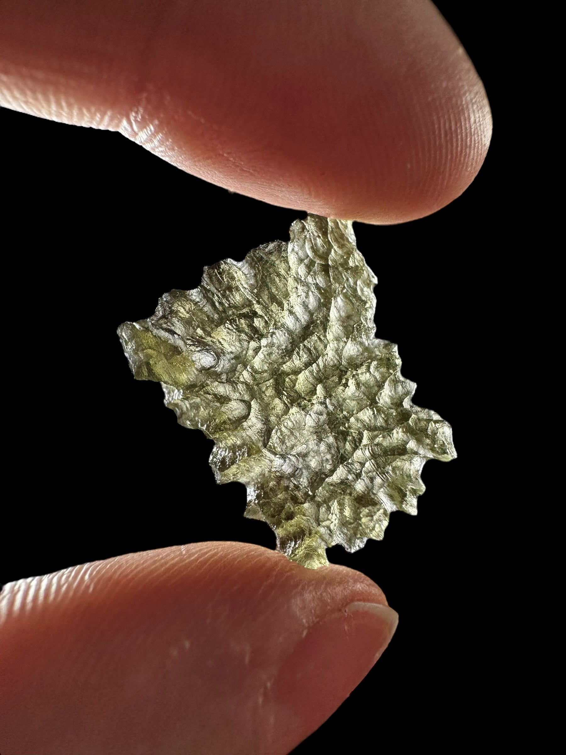 Moldavite – Besednice Jezkovna – 1,2g / Angel Chime - BJ234