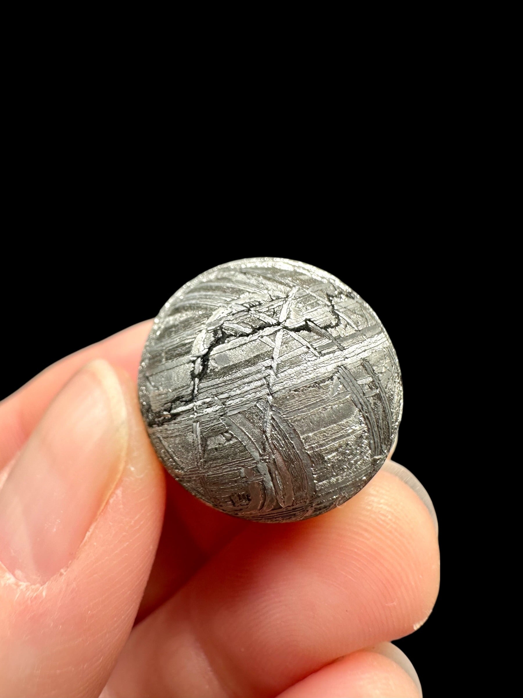 Meteorite Muonionalusta sphere 1,9 cm – Norrbotten, Sweden - MEMO25