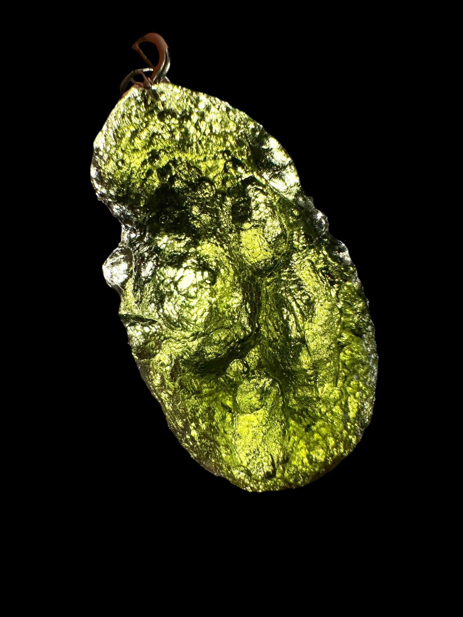 Silver moldavite pendant 3,7g - SP/V199