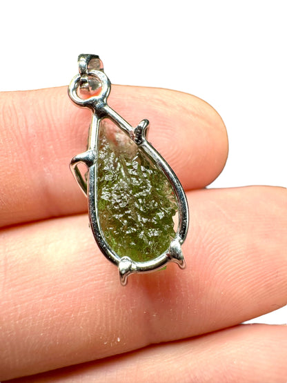 Pendente in argento con Moldavite – SP/V210