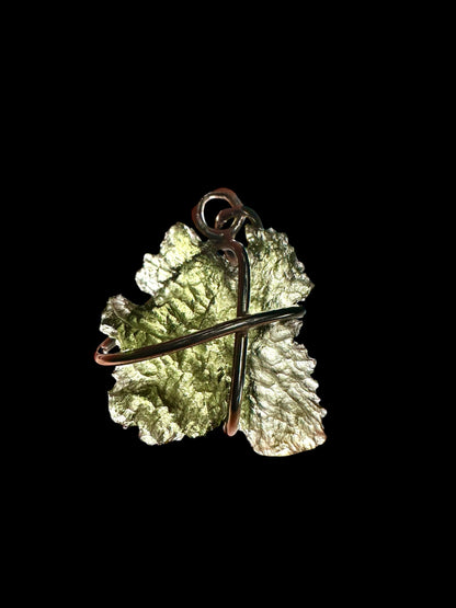 Pendente in argento con Moldavite – SP/V228