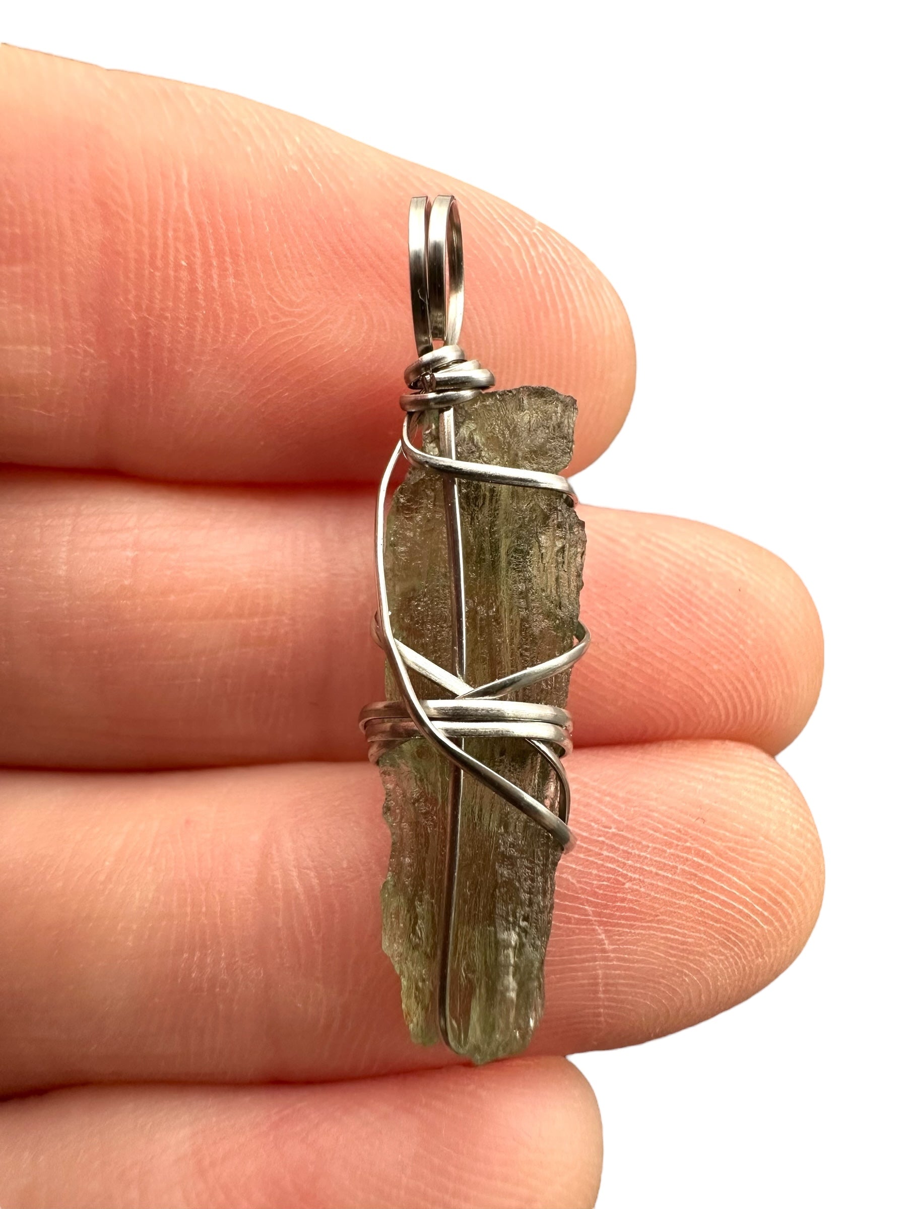 Moldavite pendant - P/V242
