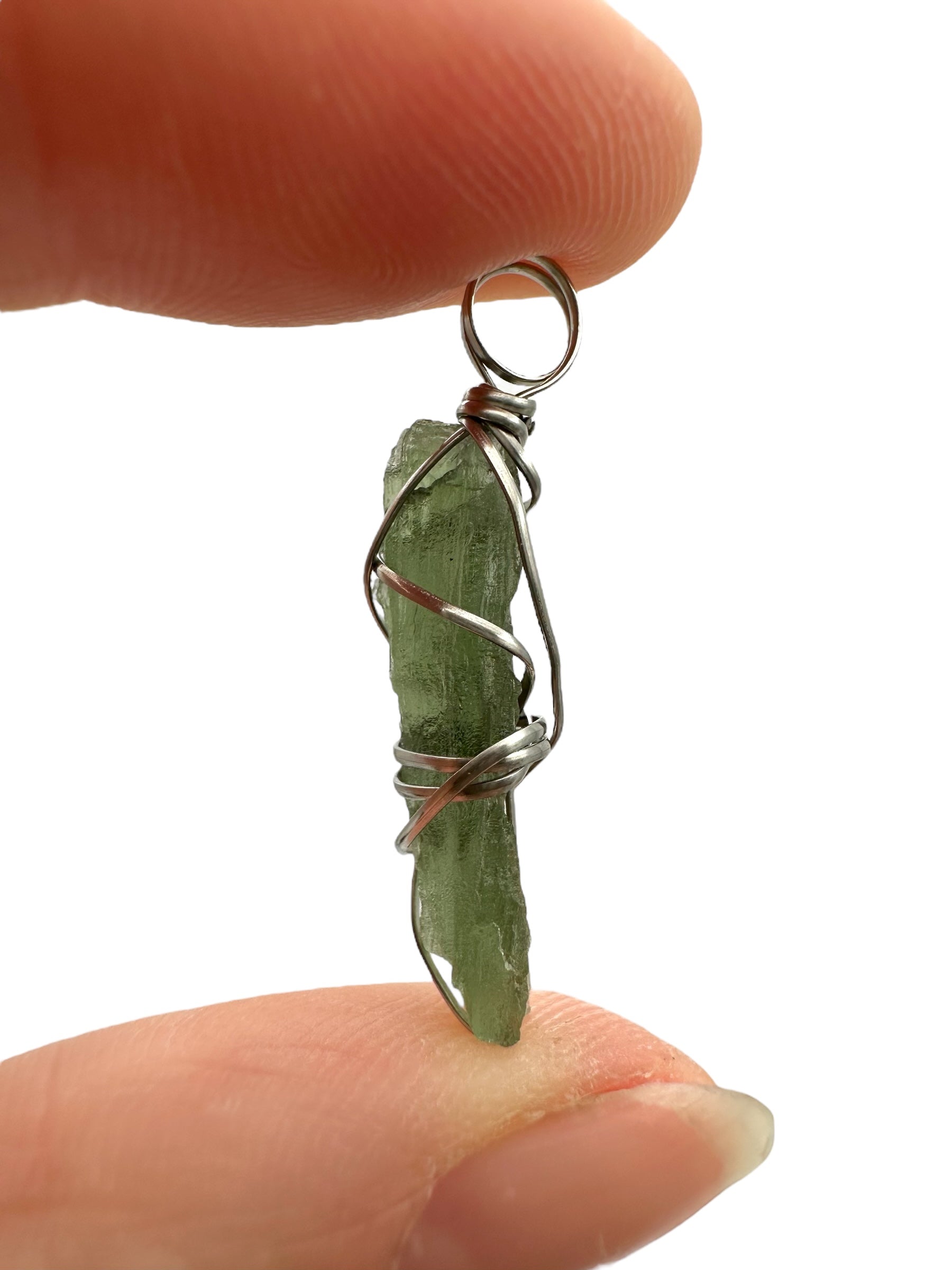 Moldavite pendant - P/V242