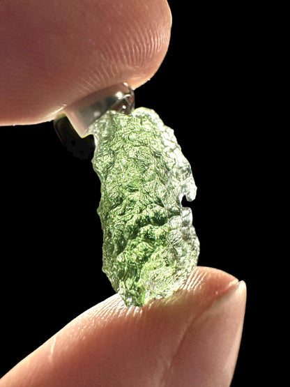 Pendente in argento con Moldavite – SP/V265