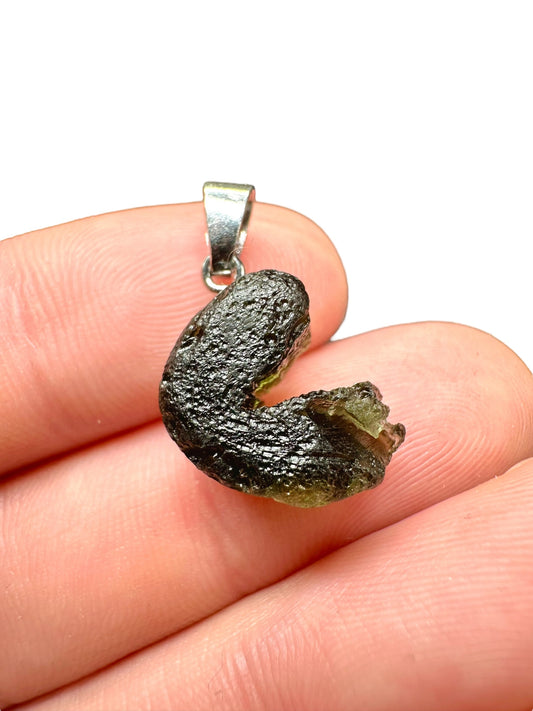 Pendente in argento con Moldavite – SP/V270