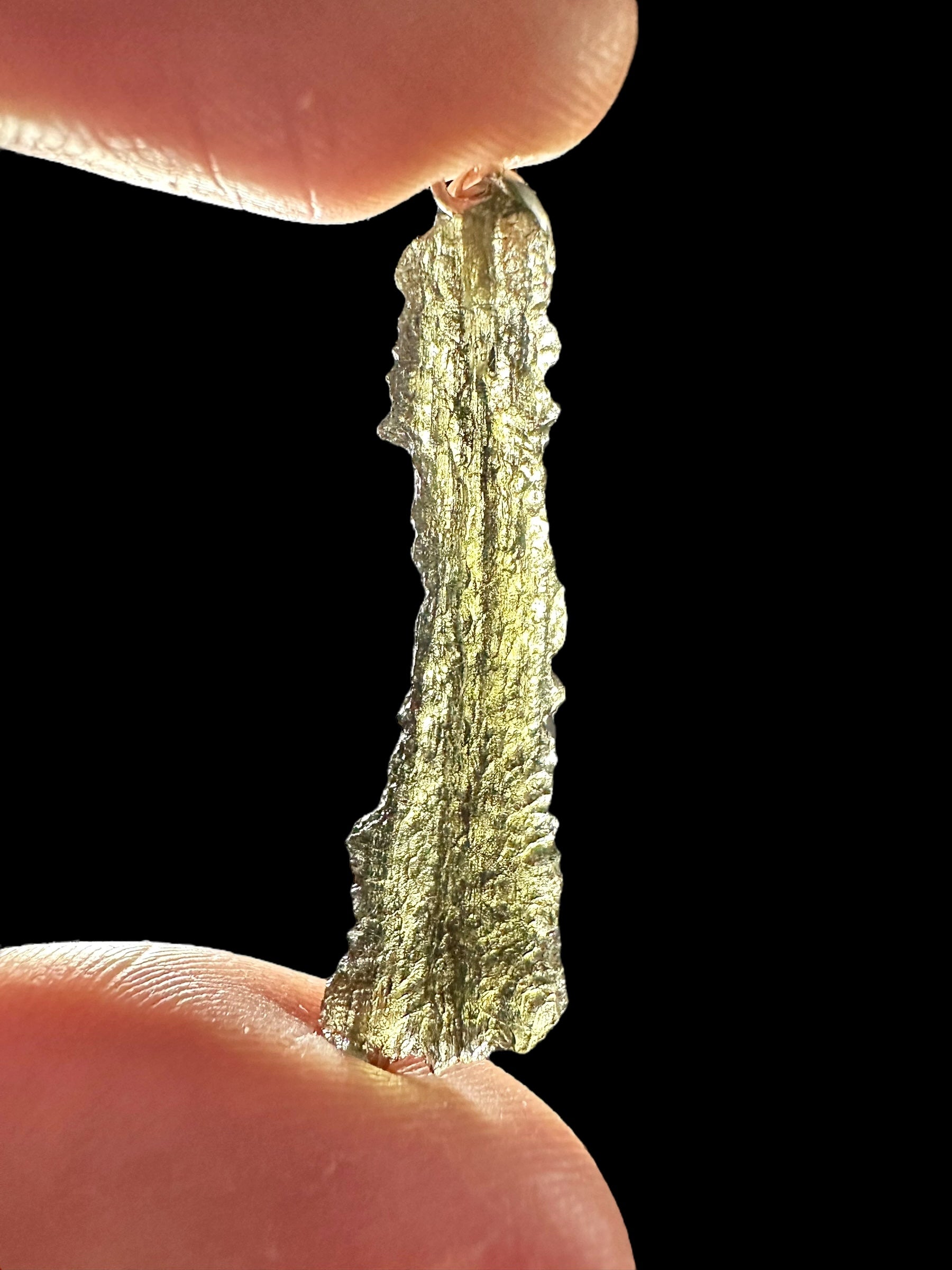 Silver moldavite pendant 1,7g - SP/V280