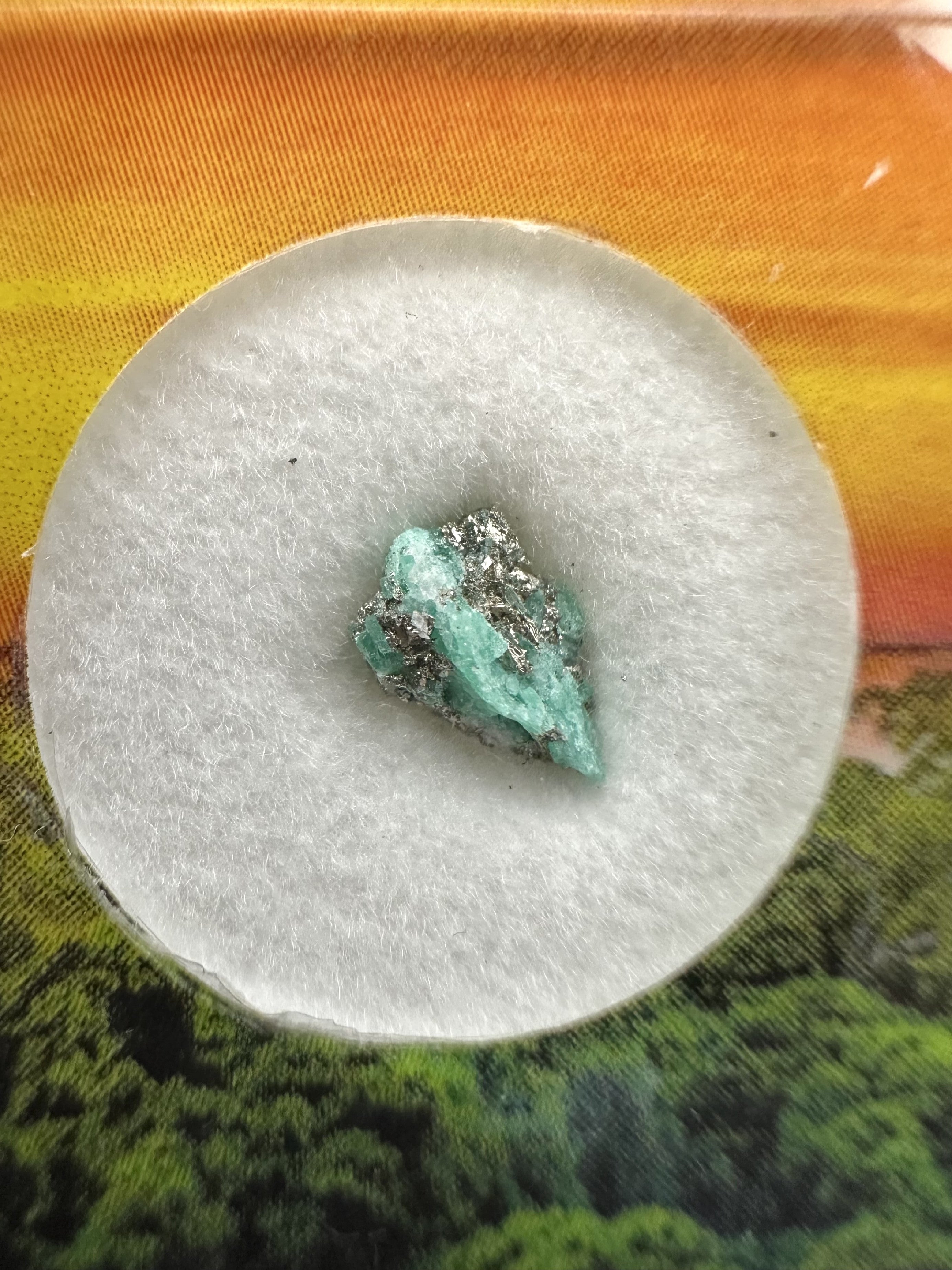 Emerald in box – Chivor – Boyaca, Colombia - SM140