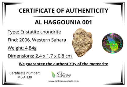 Meteorite Al Haggounia 001 – Western Sahara – MEAH30