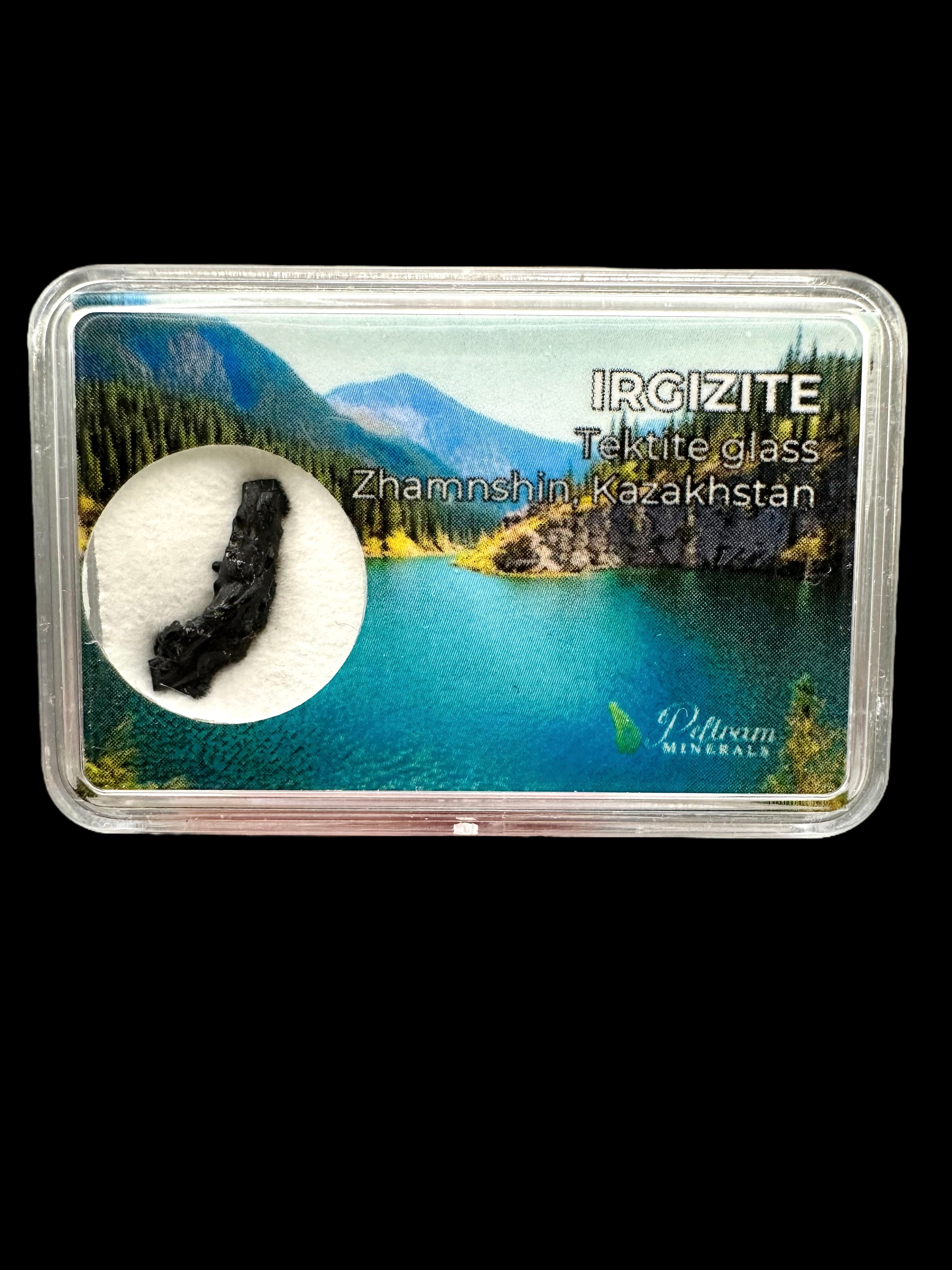 Irgizite in box – Zhamanshin, Kazakhstan