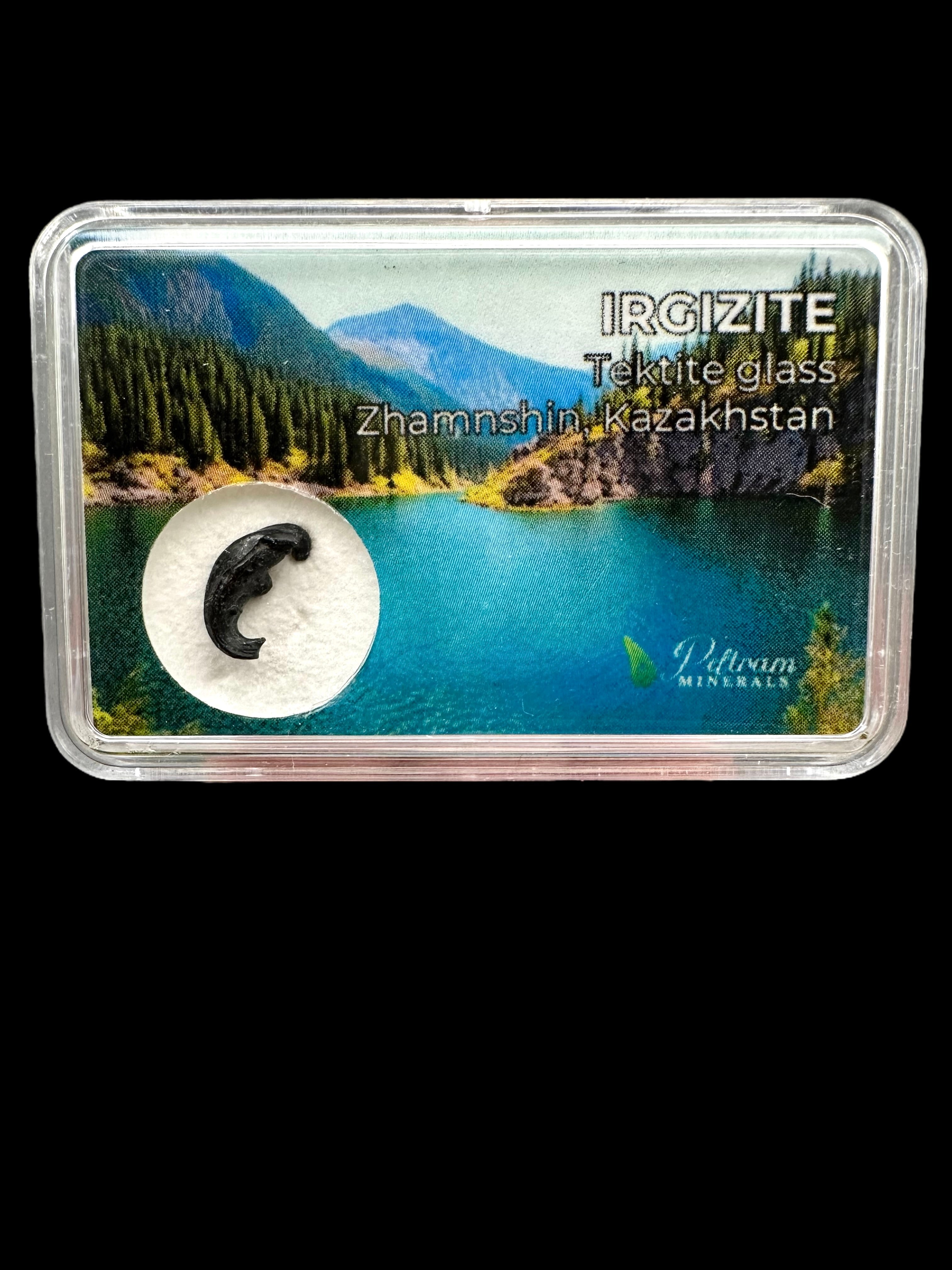 Irgizite in box – Zhamanshin, Kazakhstan