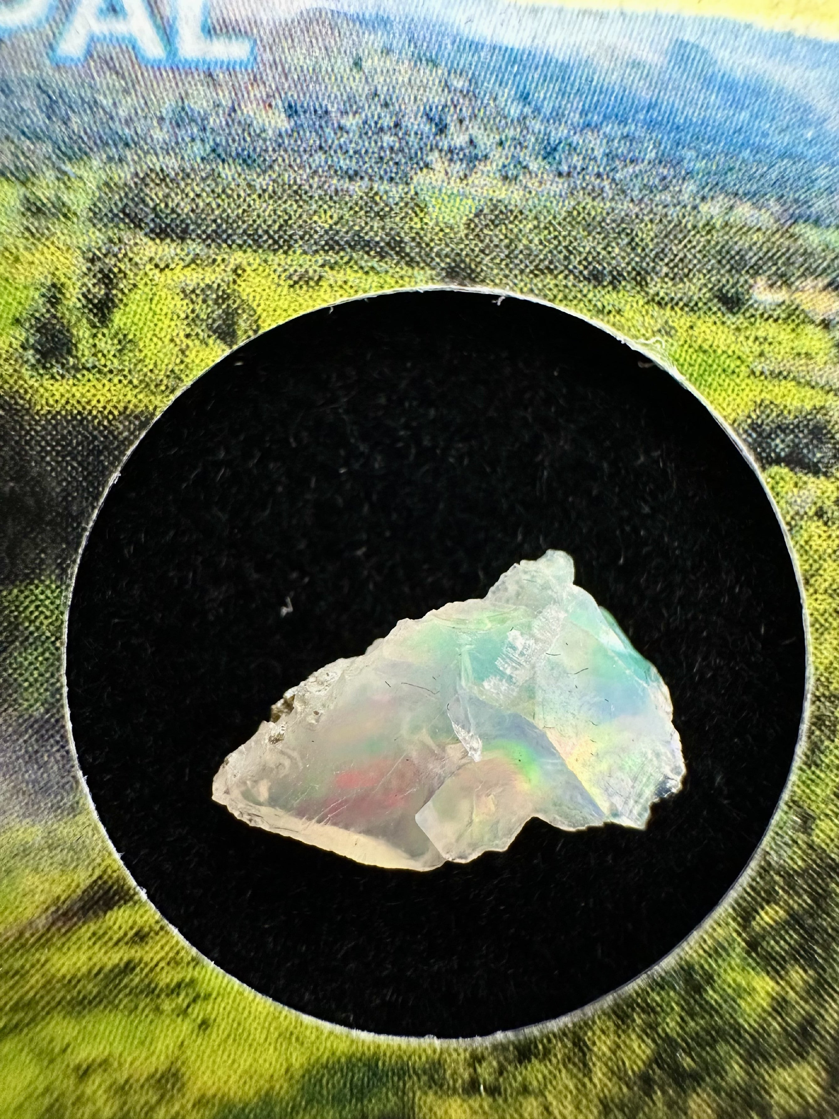 Precious opal in box – Welo, Ethiopia - OP151