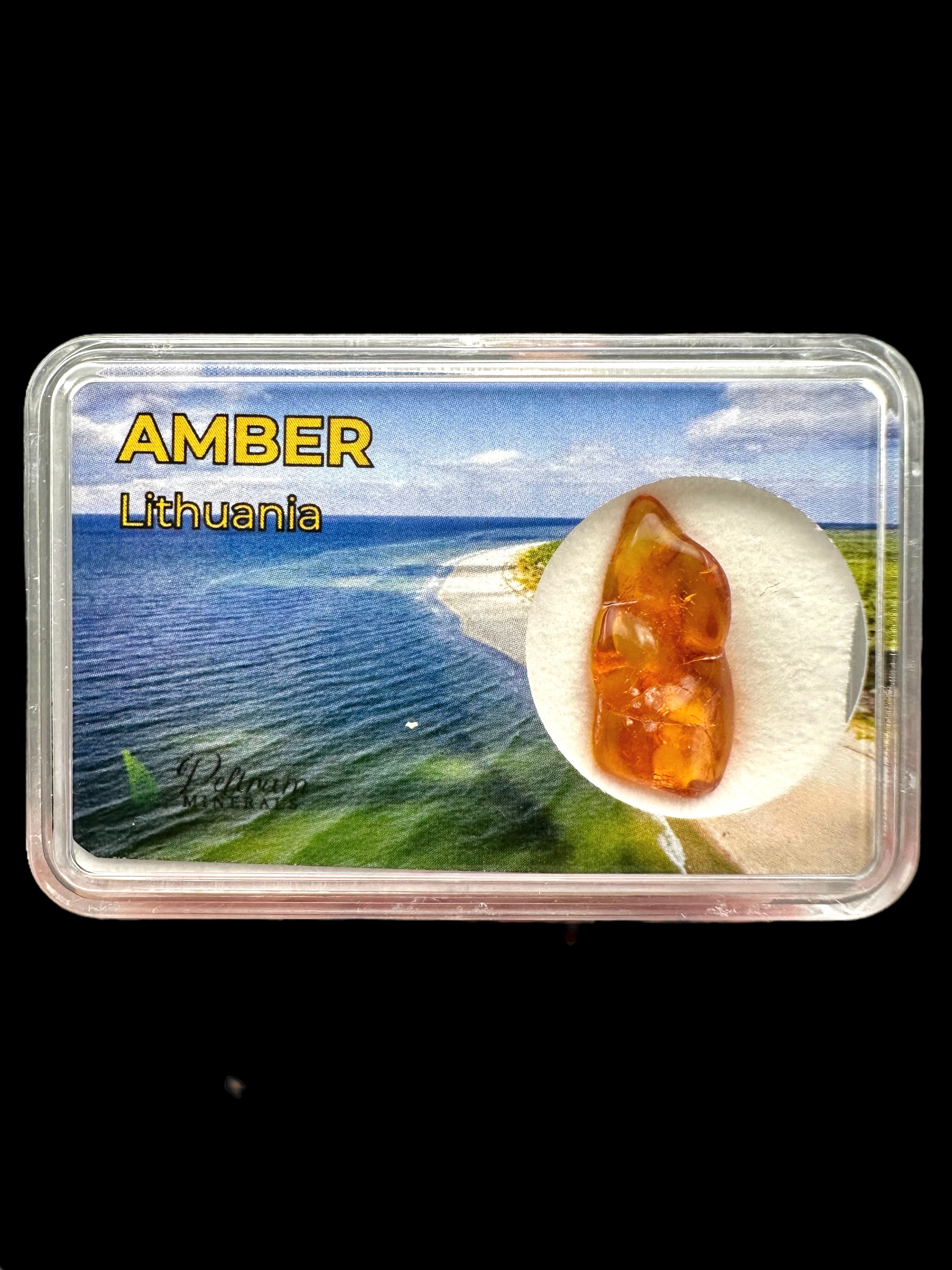 Amber in box – Lithuania