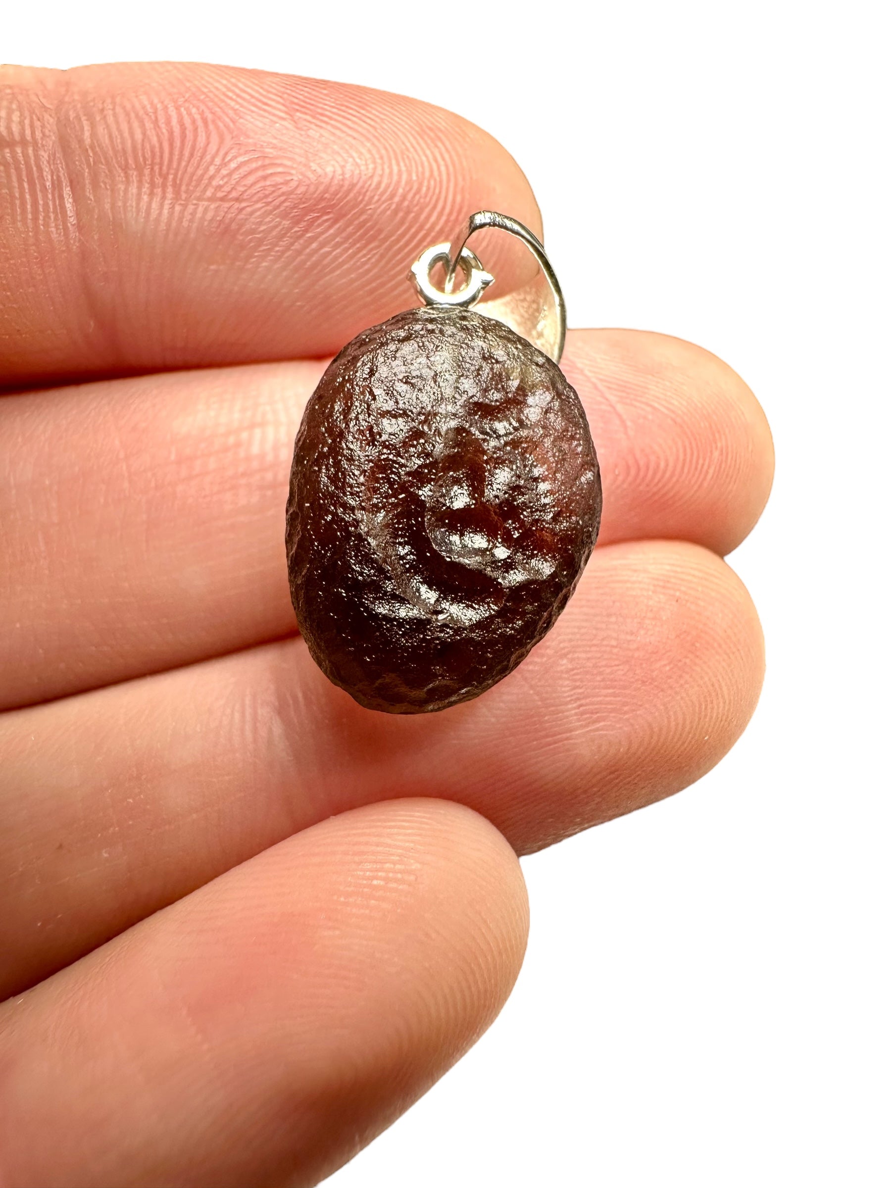 Silver colombianite pendant - SP/K015