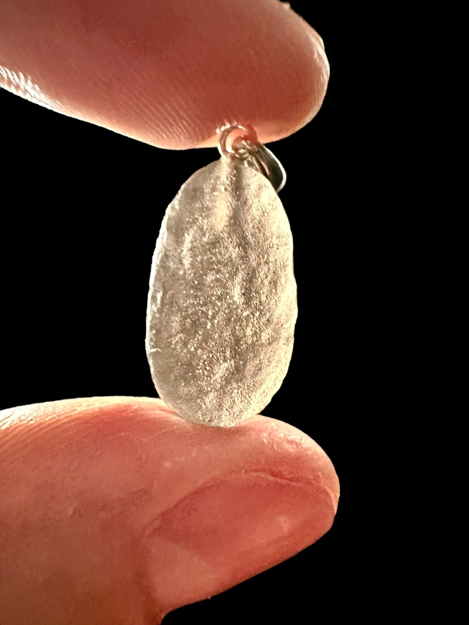 Silver colombianite pendant - SP/K017
