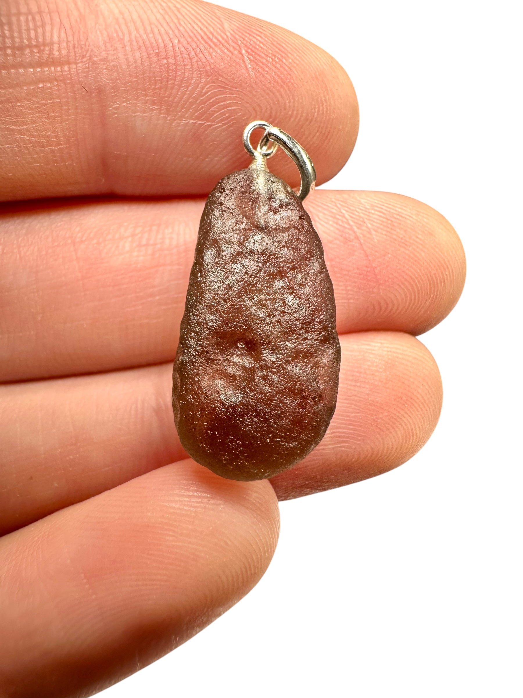 Silver colombianite pendant - SP/K020