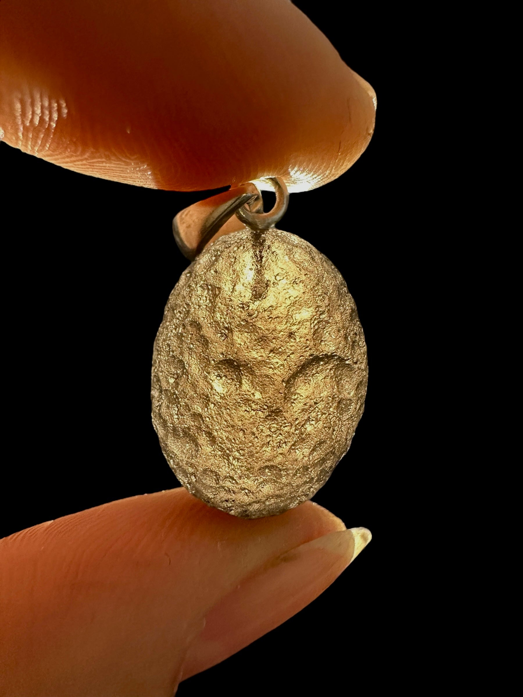 Silver colombianite pendant - SP/K023