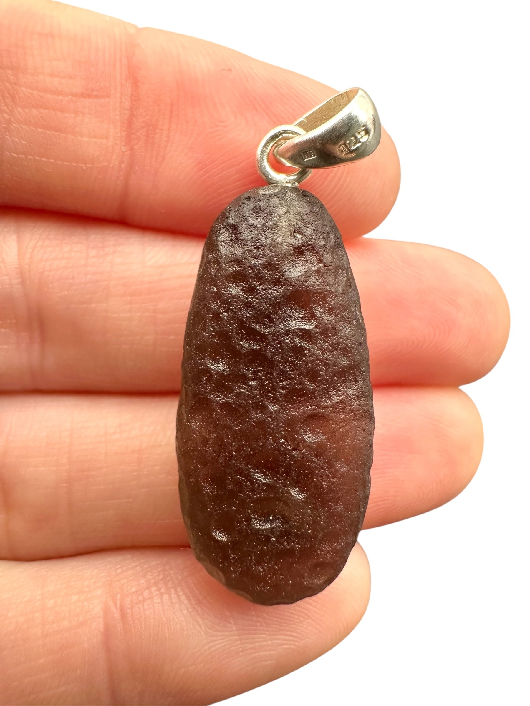 Silver colombianite pendant - SP/K024