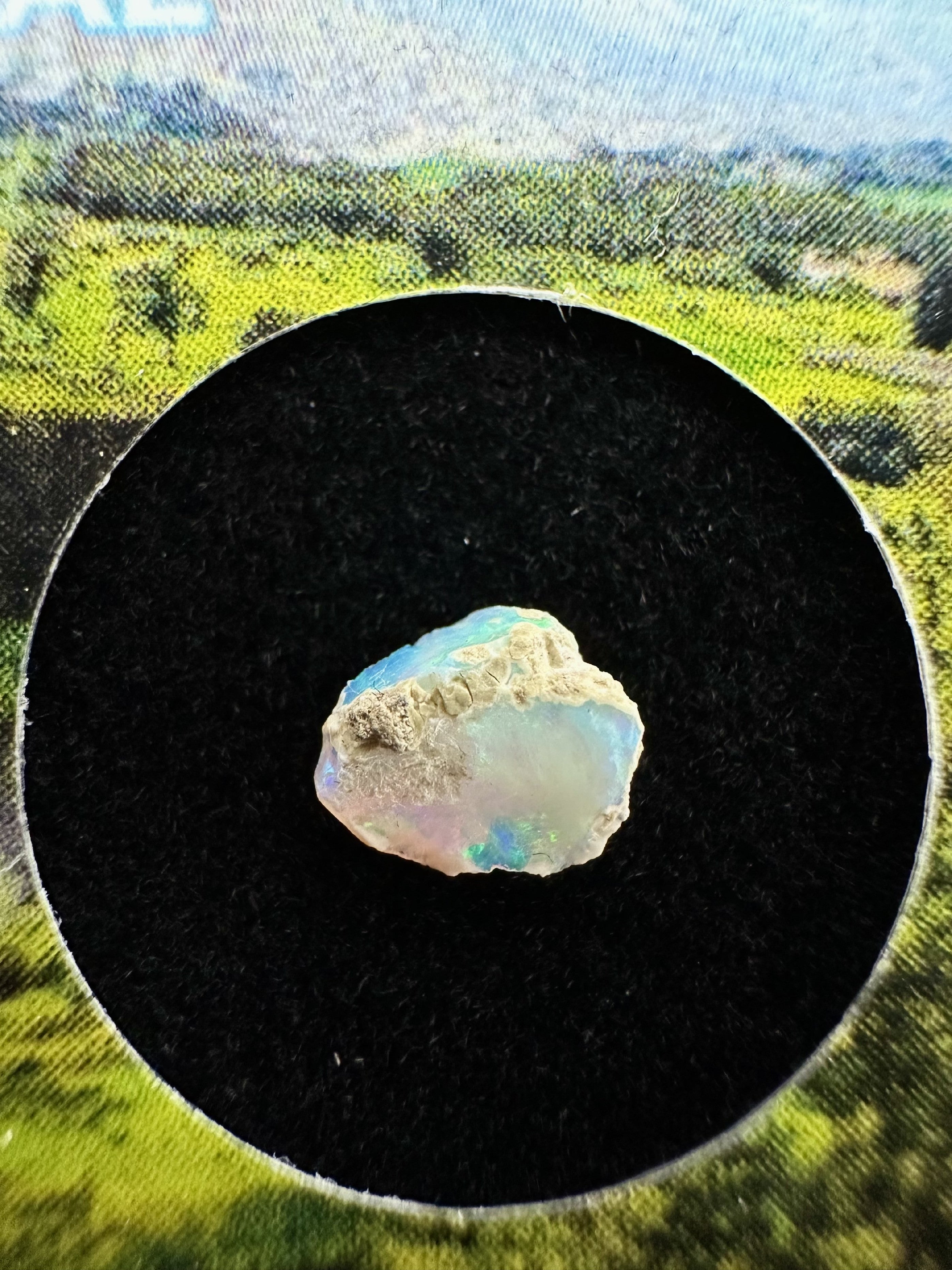 Precious opal in box – Welo, Ethiopia - OP152