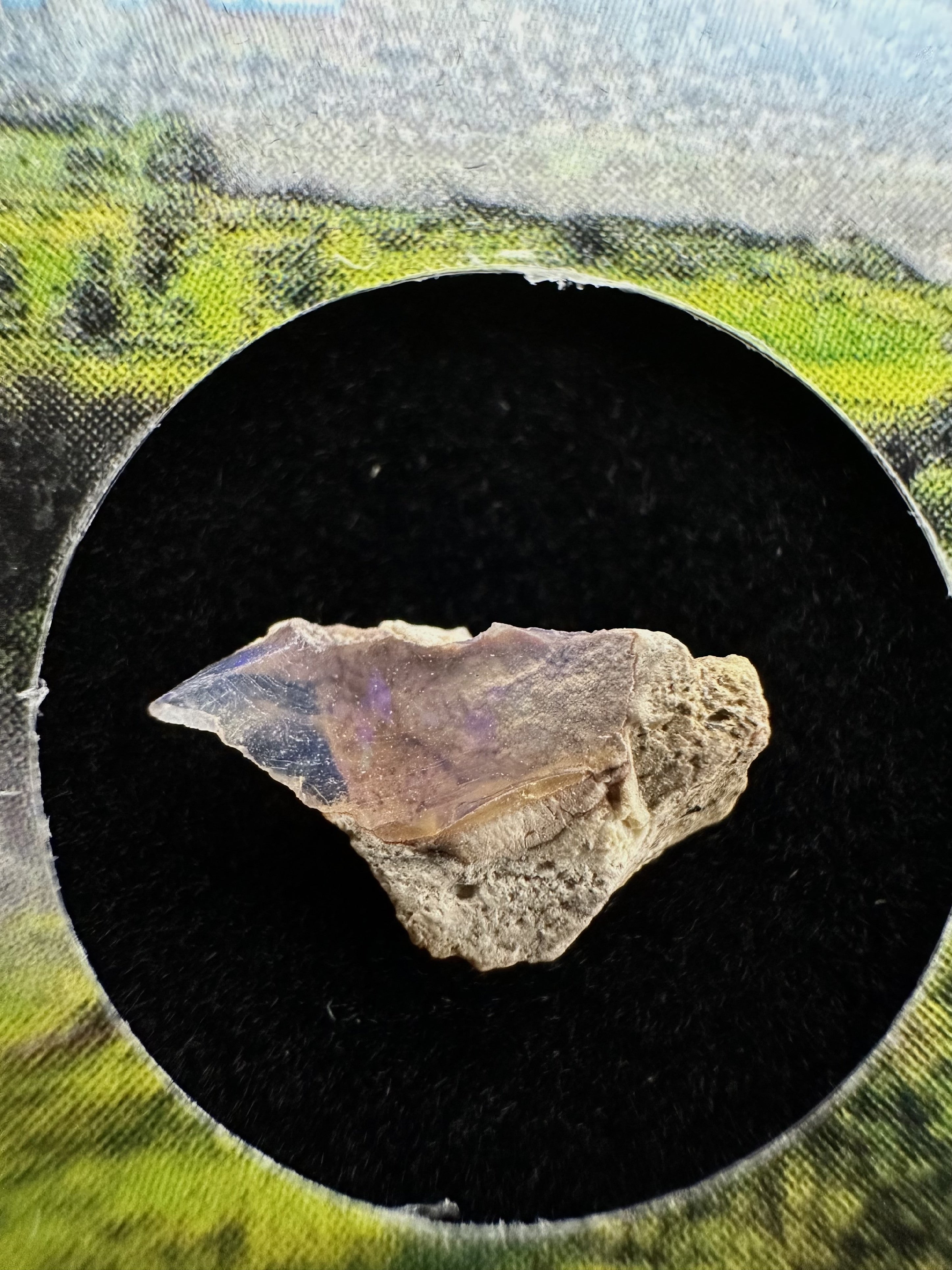 Precious opal in box – Welo, Ethiopia - OP165