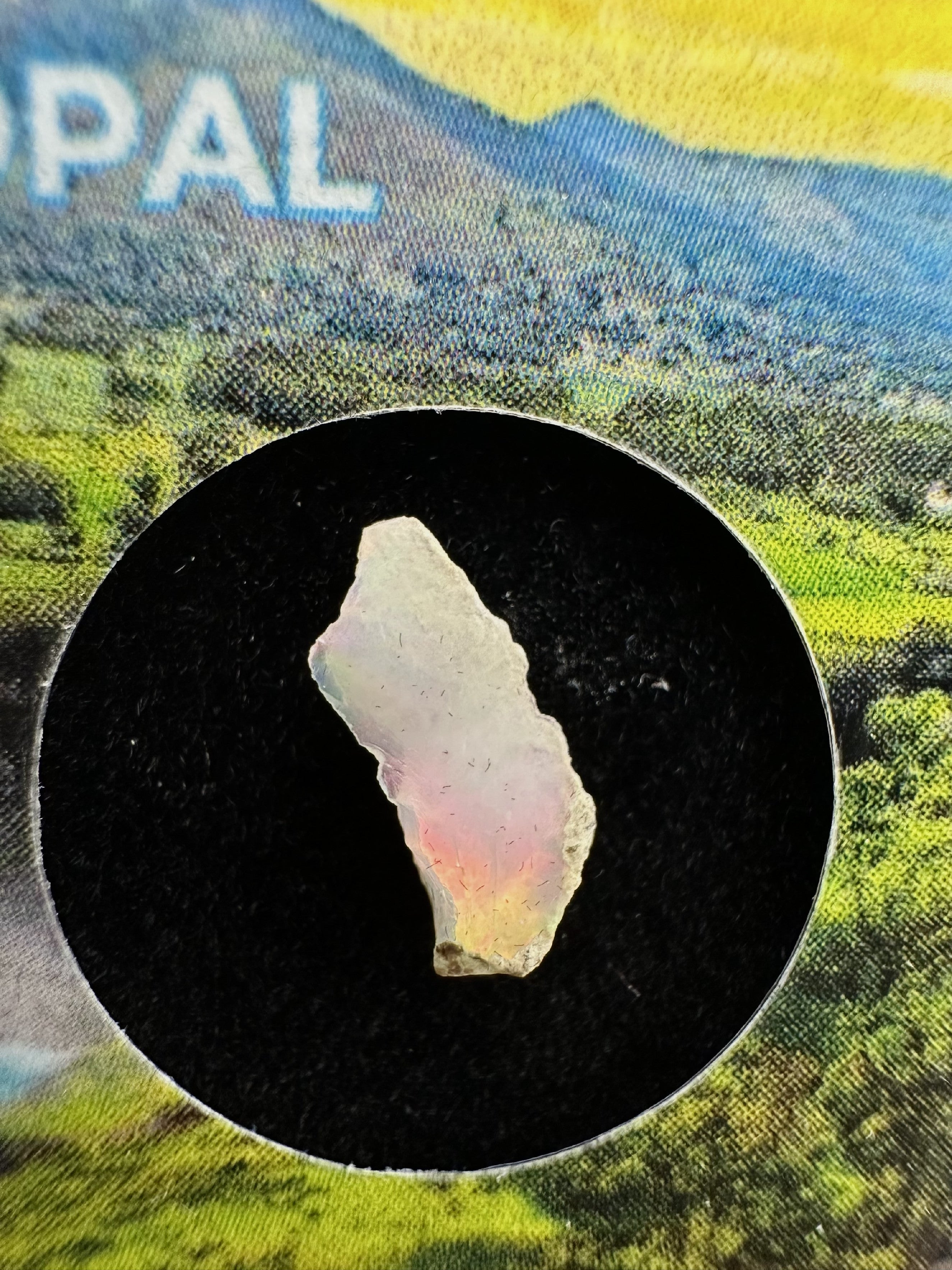 Precious opal in box – Welo, Ethiopia - OP166