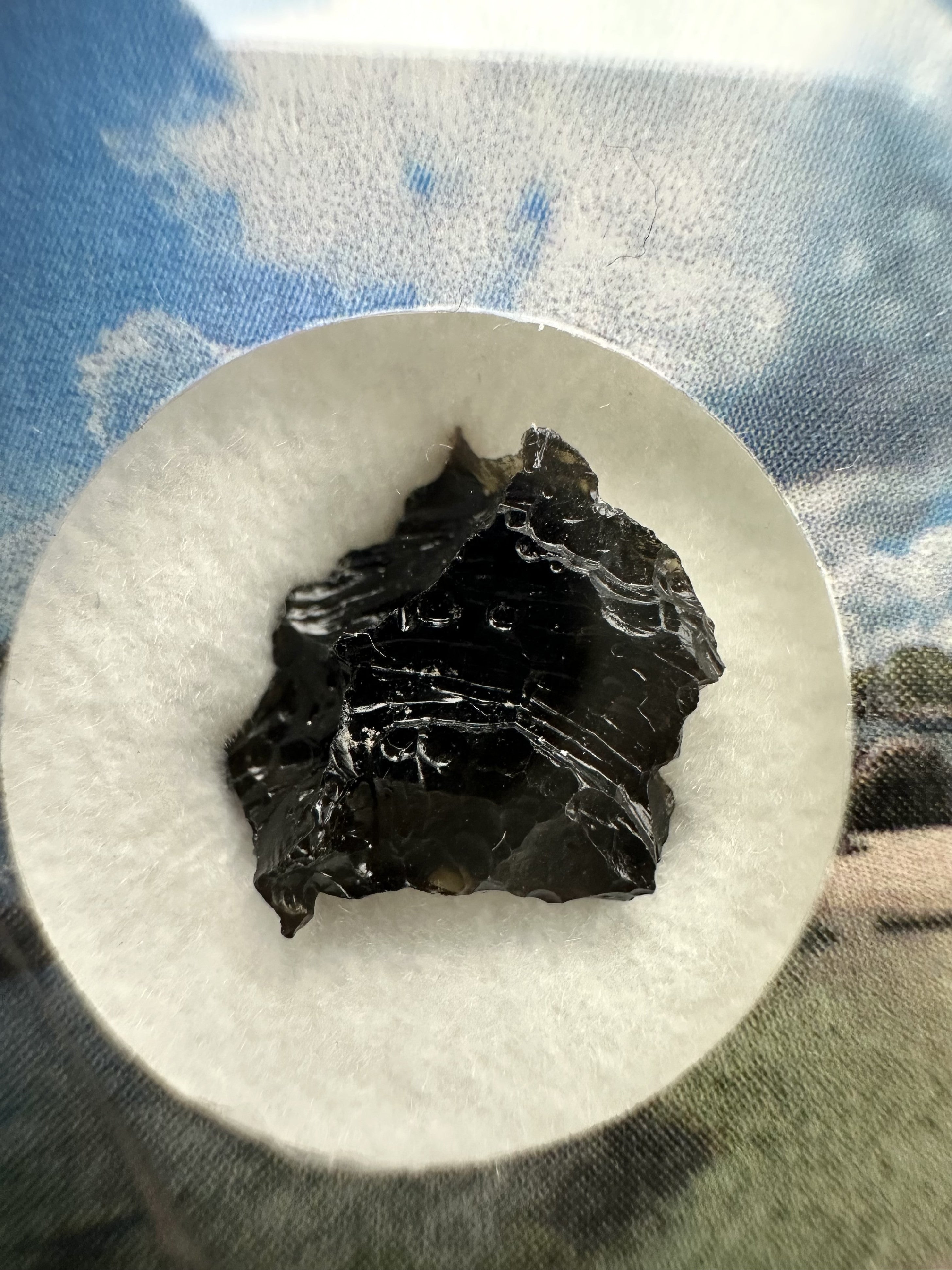 Bilitonite "Batu Satam" in box – Belitung, Indonesia - BI065