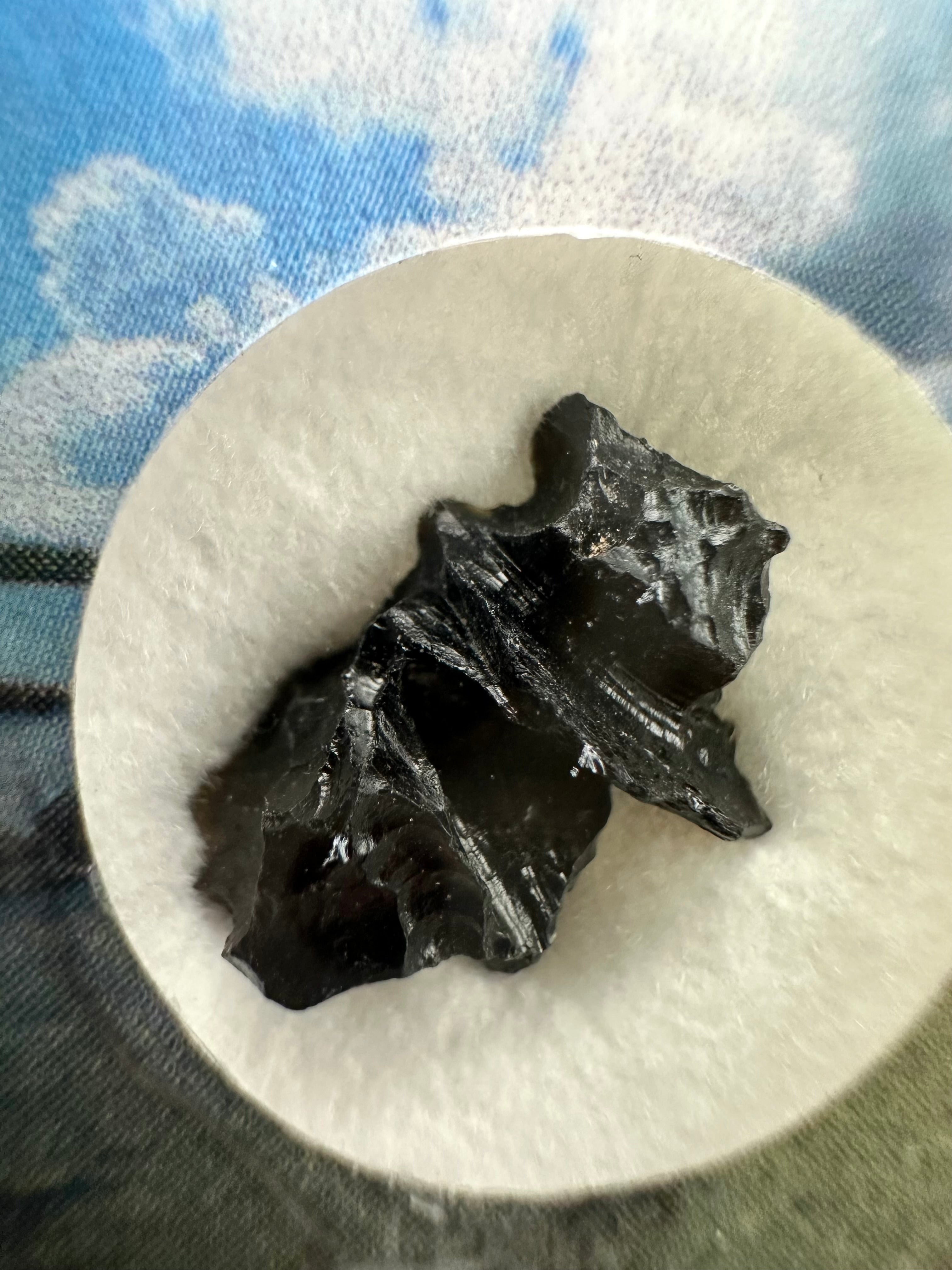 Bilitonite "Batu Satam" in box – Belitung, Indonesia - BI068