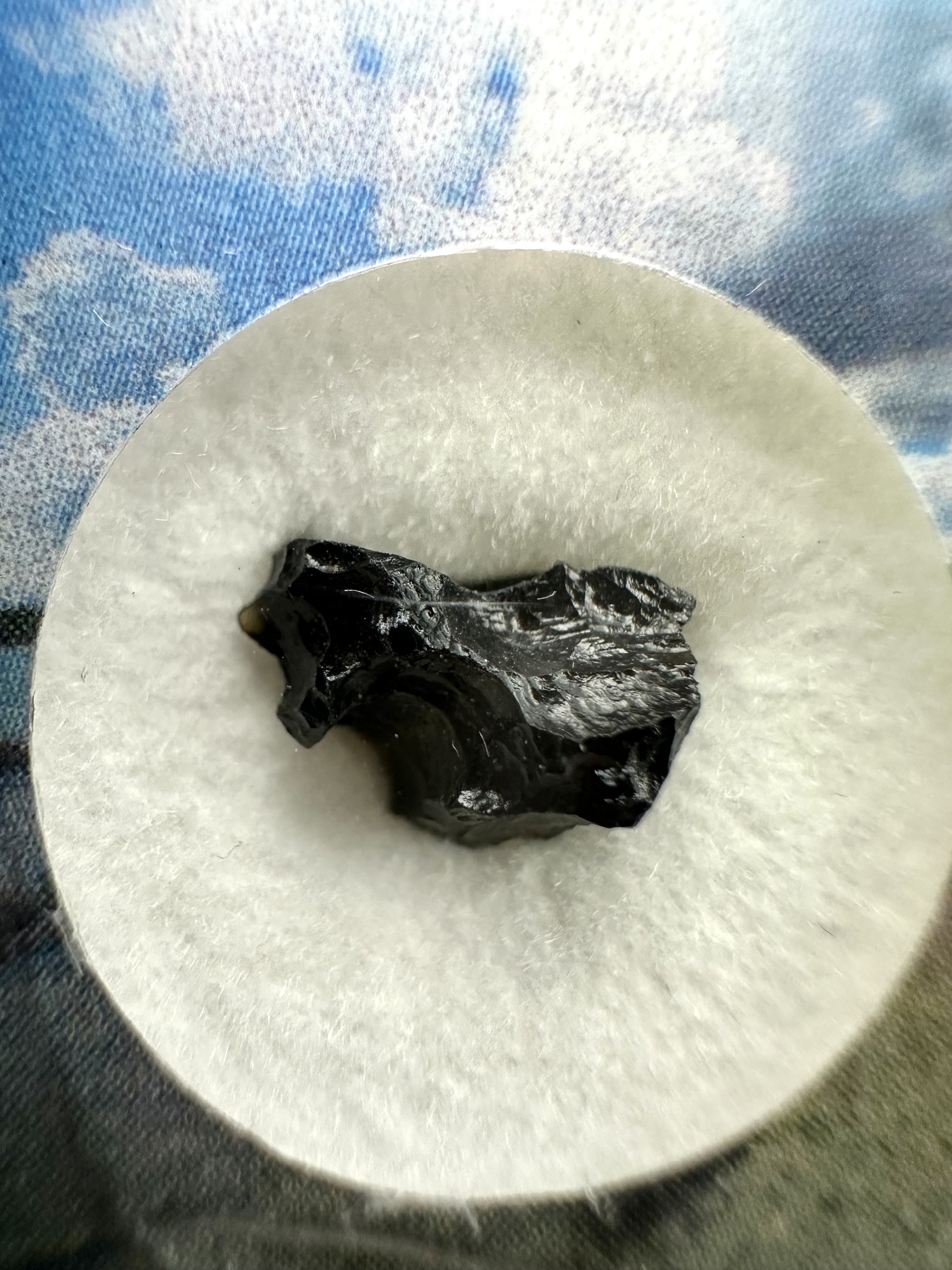 Bilitonite "Batu Satam" in box – Belitung, Indonesia - BI069