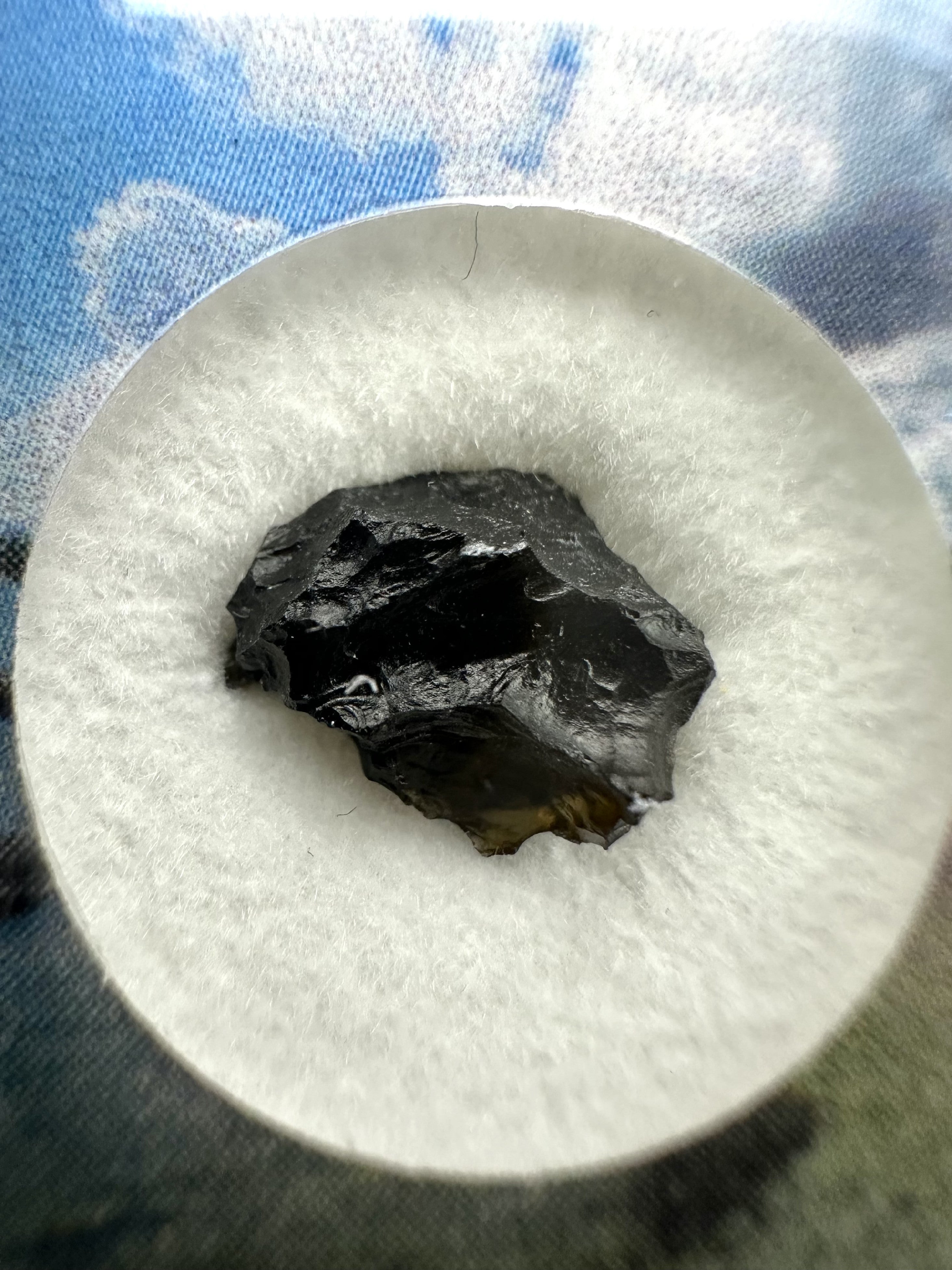 Bilitonite "Batu Satam" in box – Belitung, Indonesia - BI071