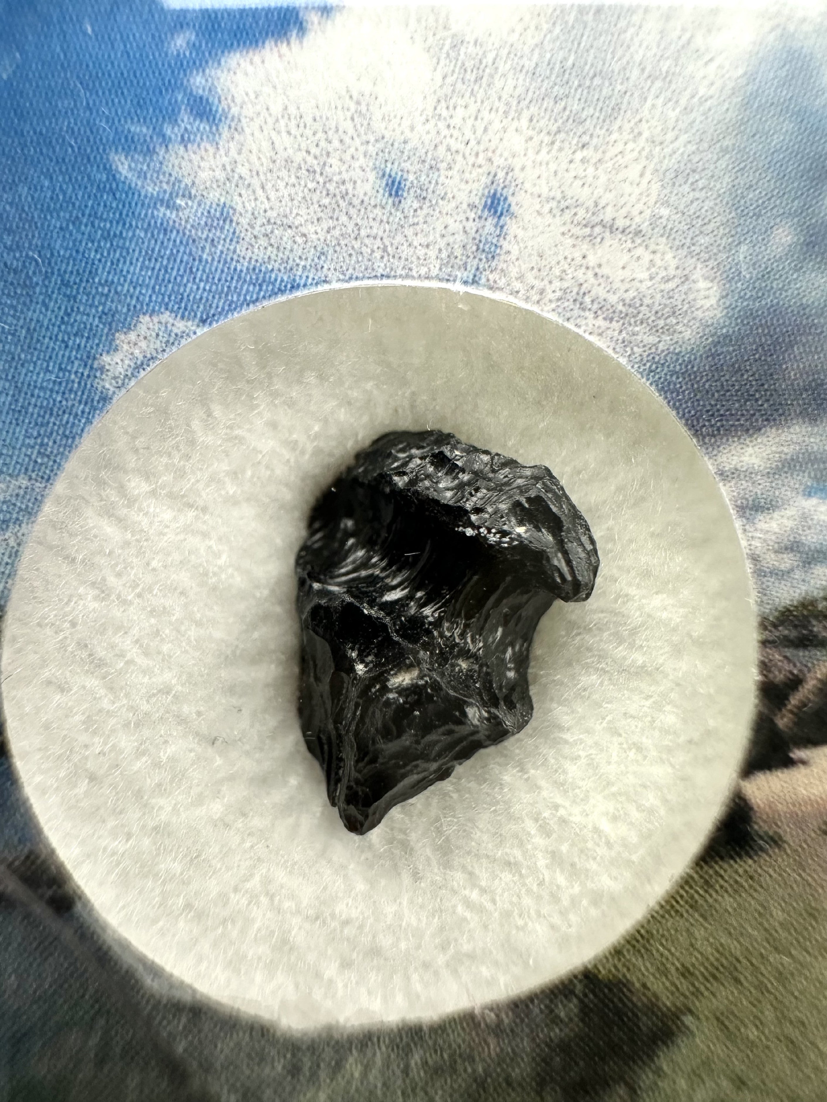 Bilitonite "Batu Satam" in box – Belitung, Indonesia - BI072