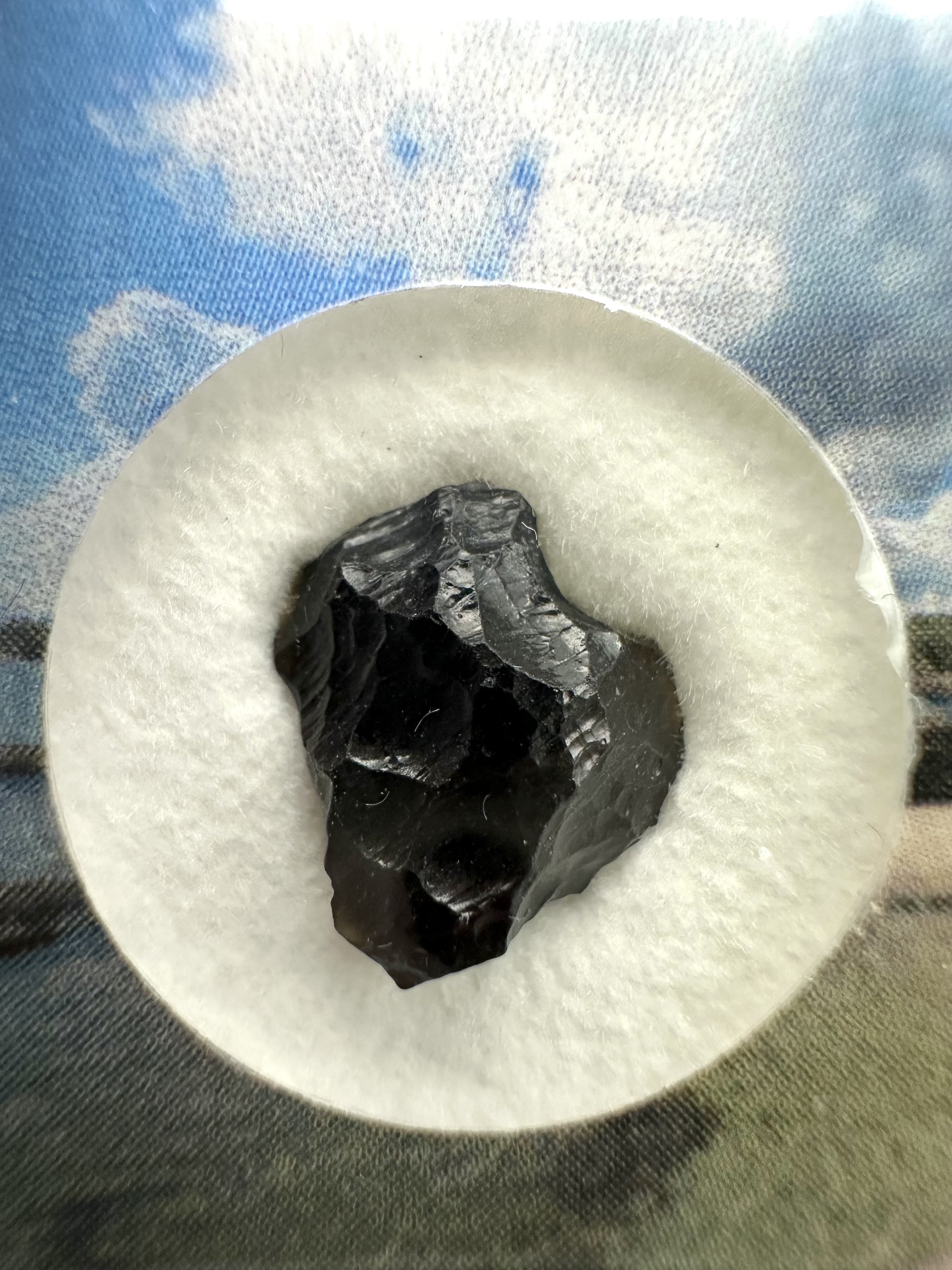 Bilitonite "Batu Satam" in box – Belitung, Indonesia - BI073
