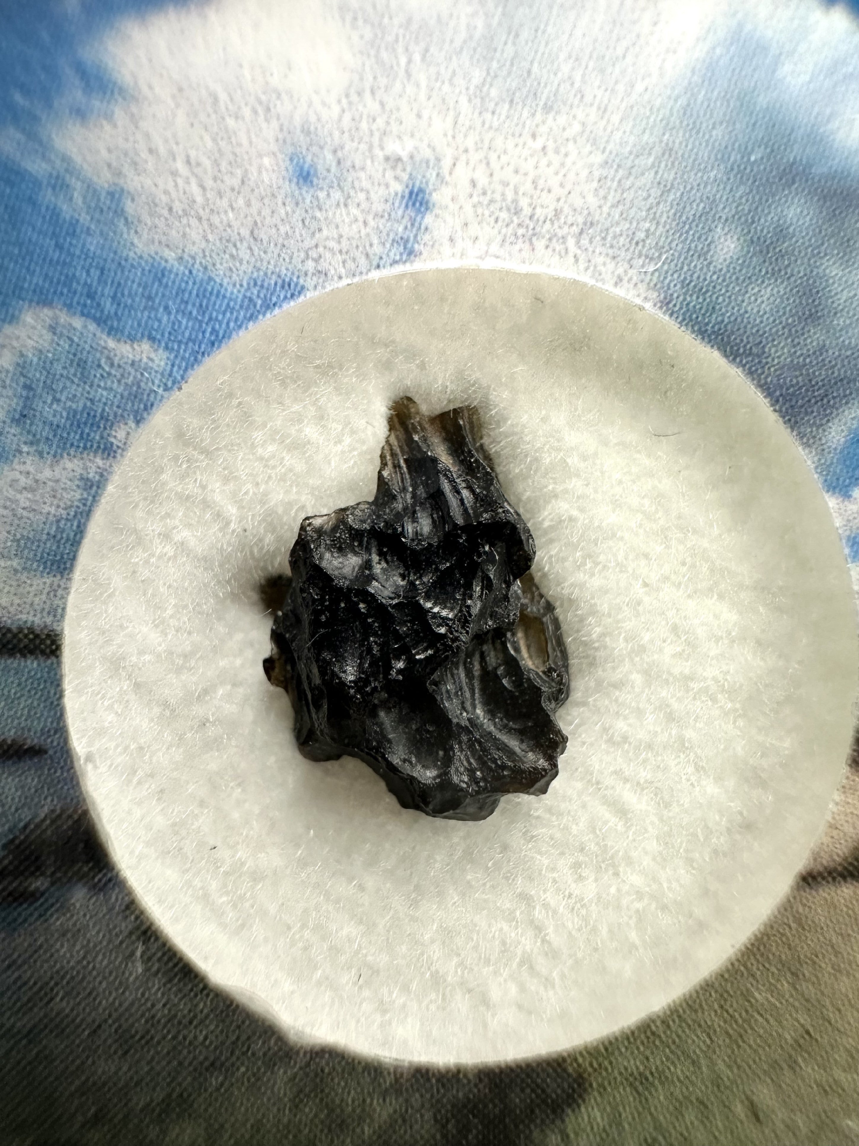 Bilitonite "Batu Satam" in box – Belitung, Indonesia - BI075