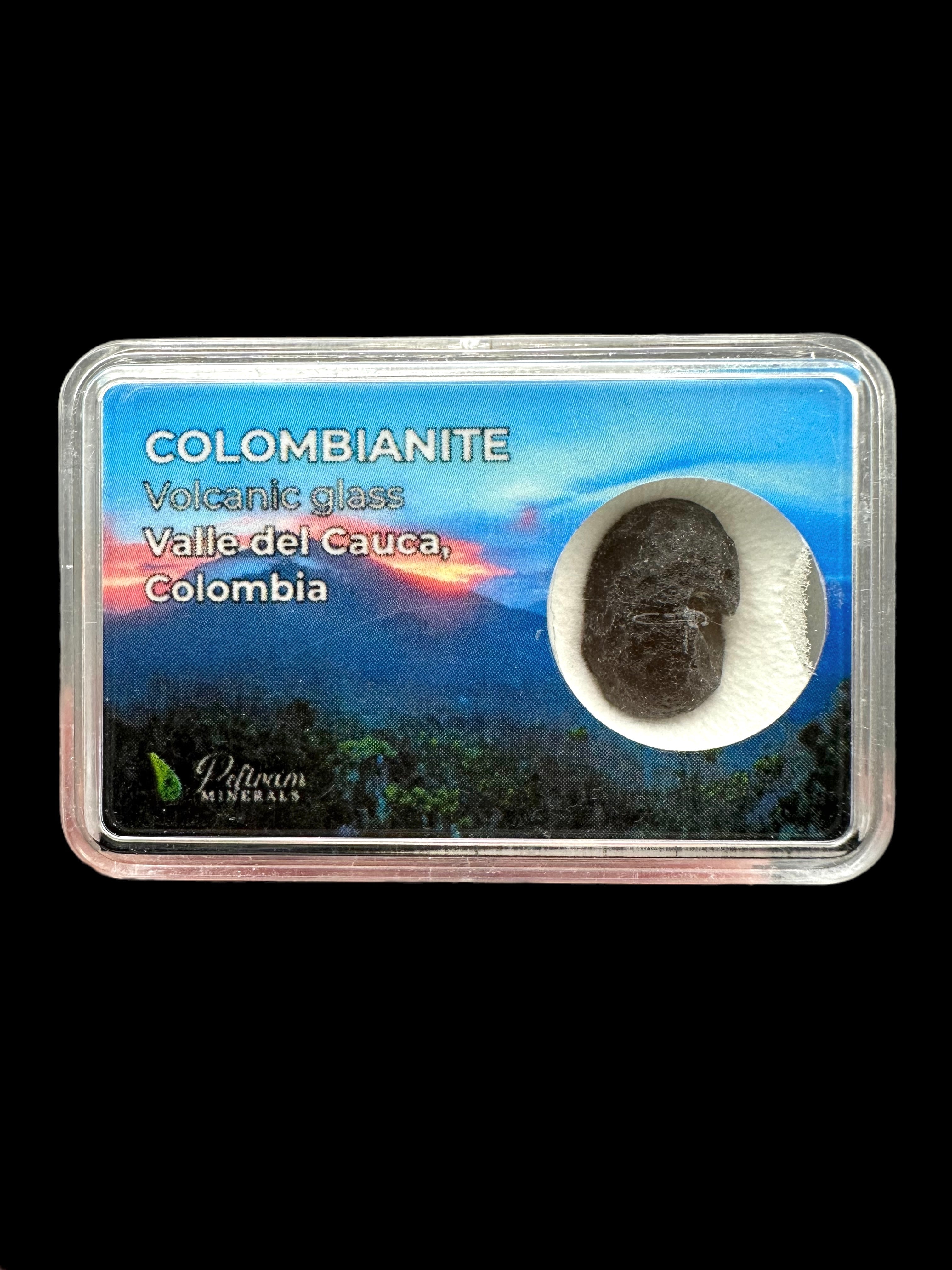 Colombianite in box – Valle del Cauca, Colombia