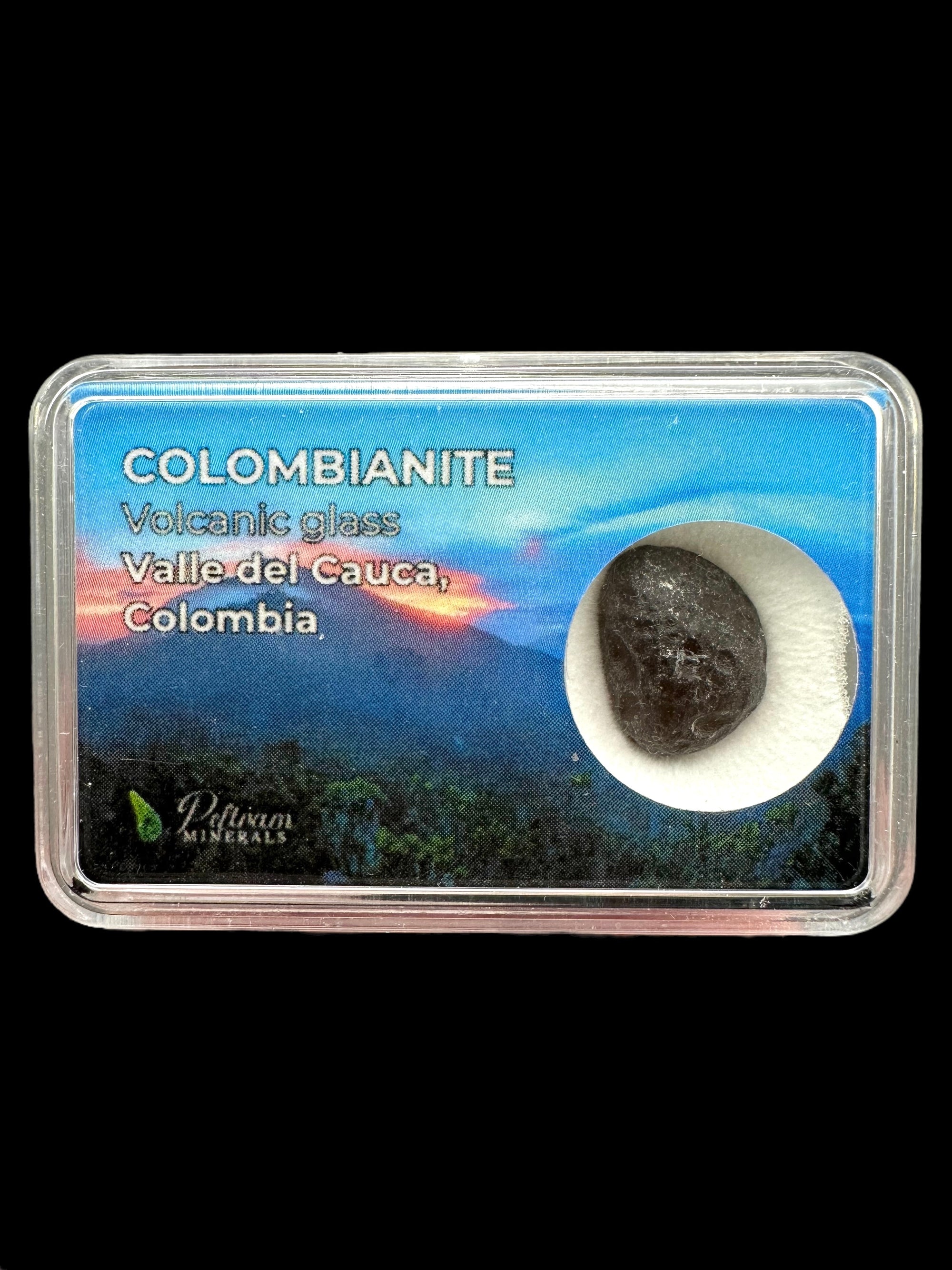 Colombianite in box – Valle del Cauca, Colombia