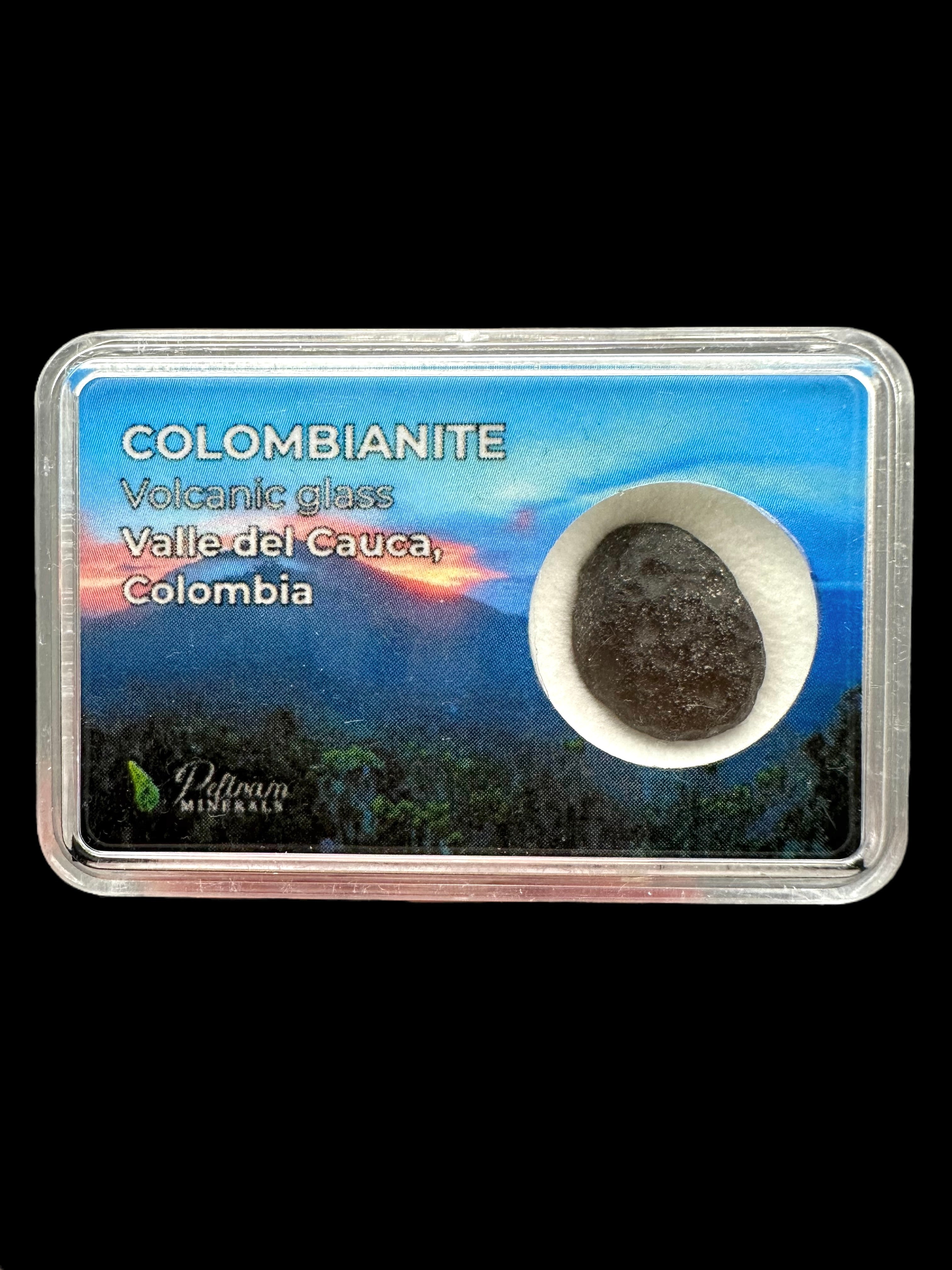 Colombianite in box – Valle del Cauca, Colombia