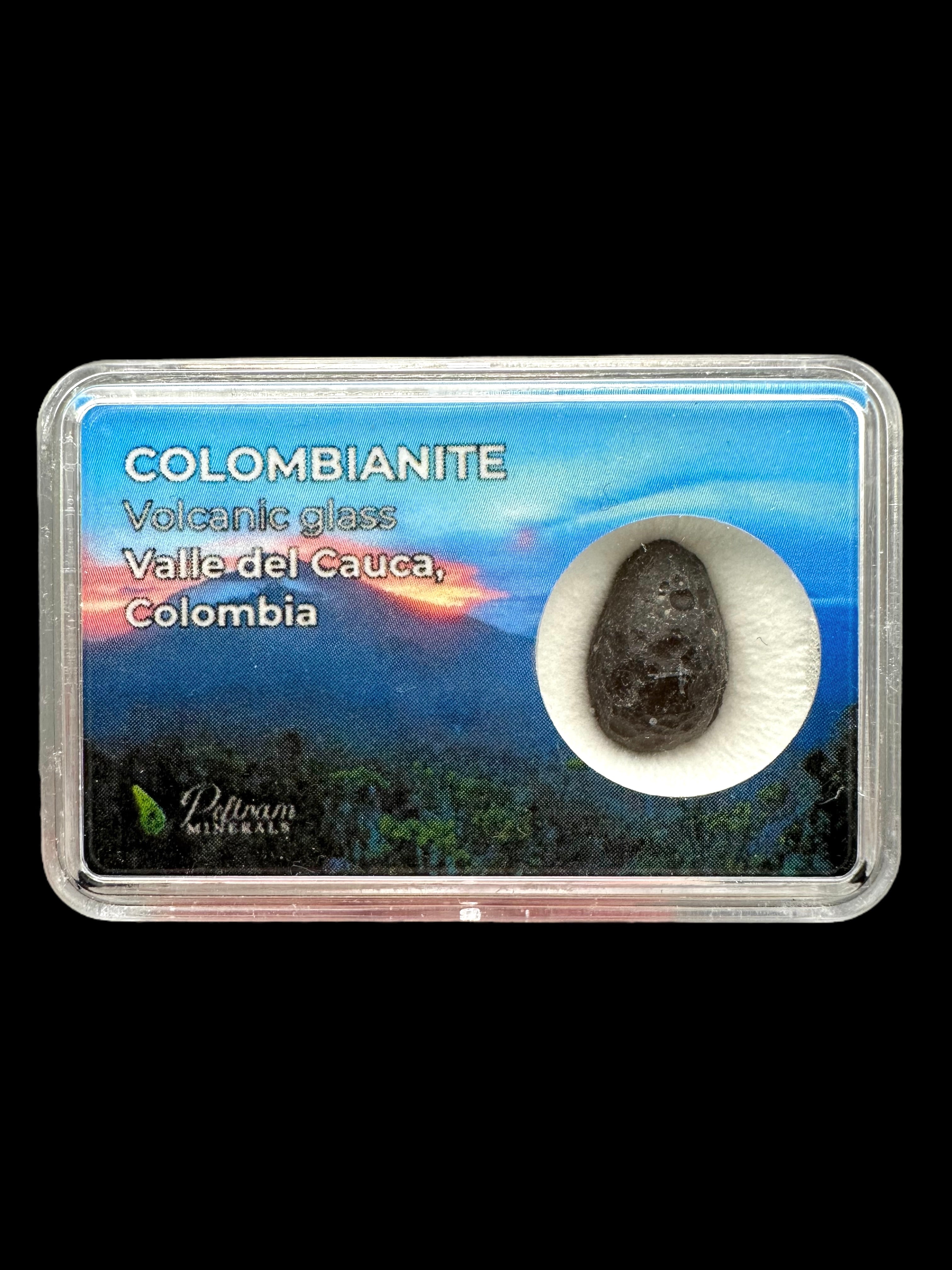 Colombianite in box – Valle del Cauca, Colombia