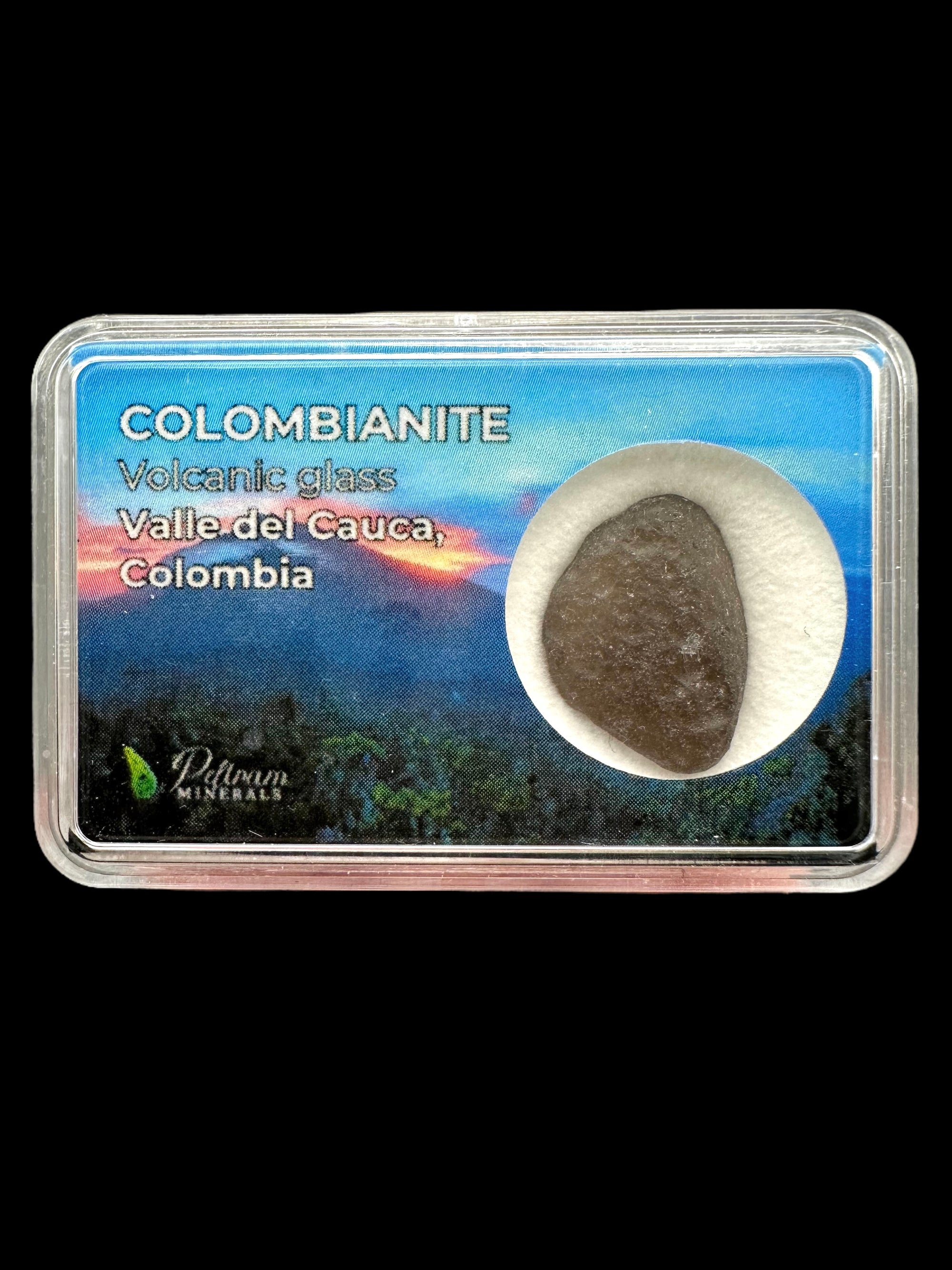 Colombianite in box – Valle del Cauca, Colombia