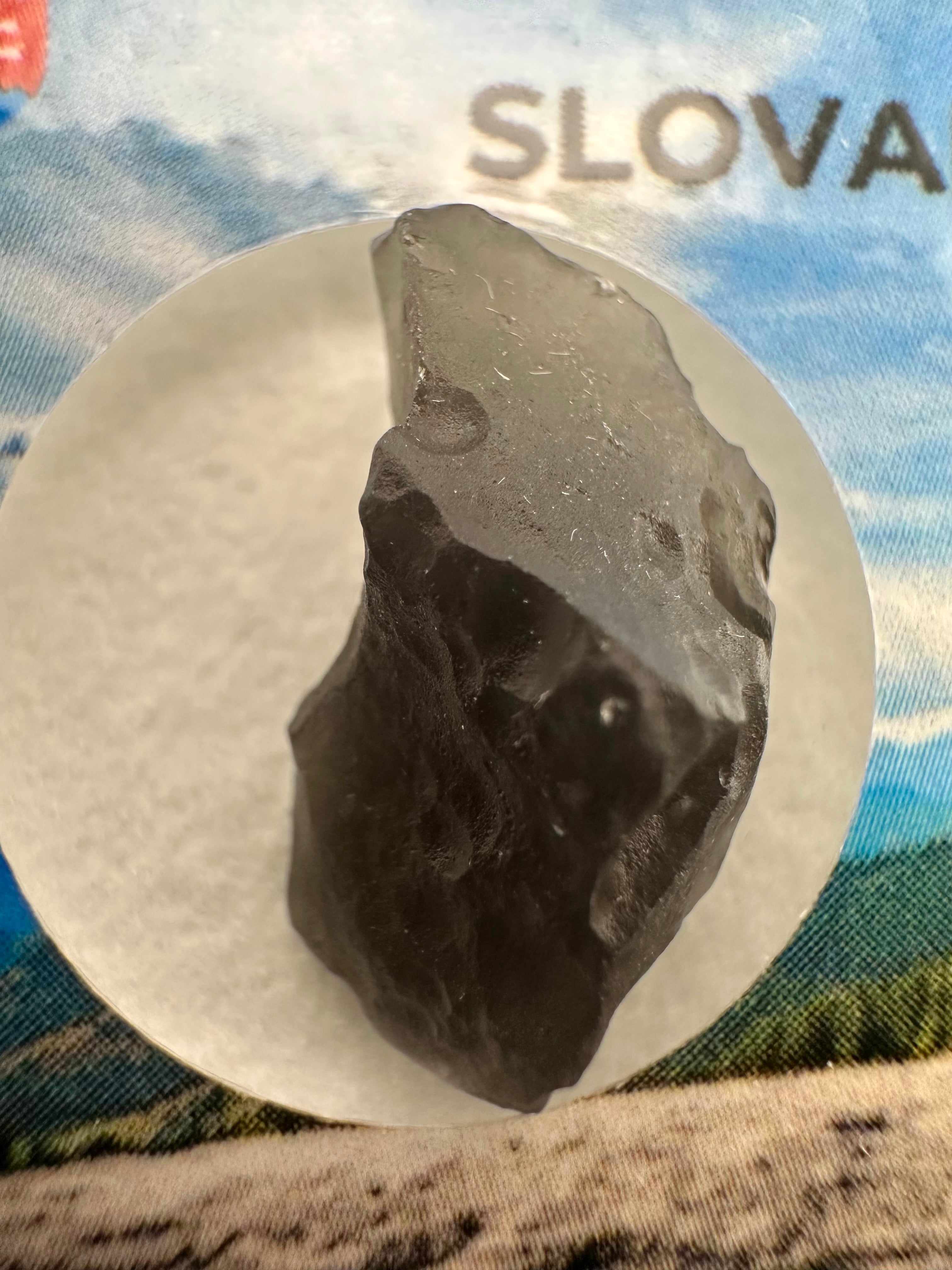 Obsidian in box – Brehov, Slovakia - OB086