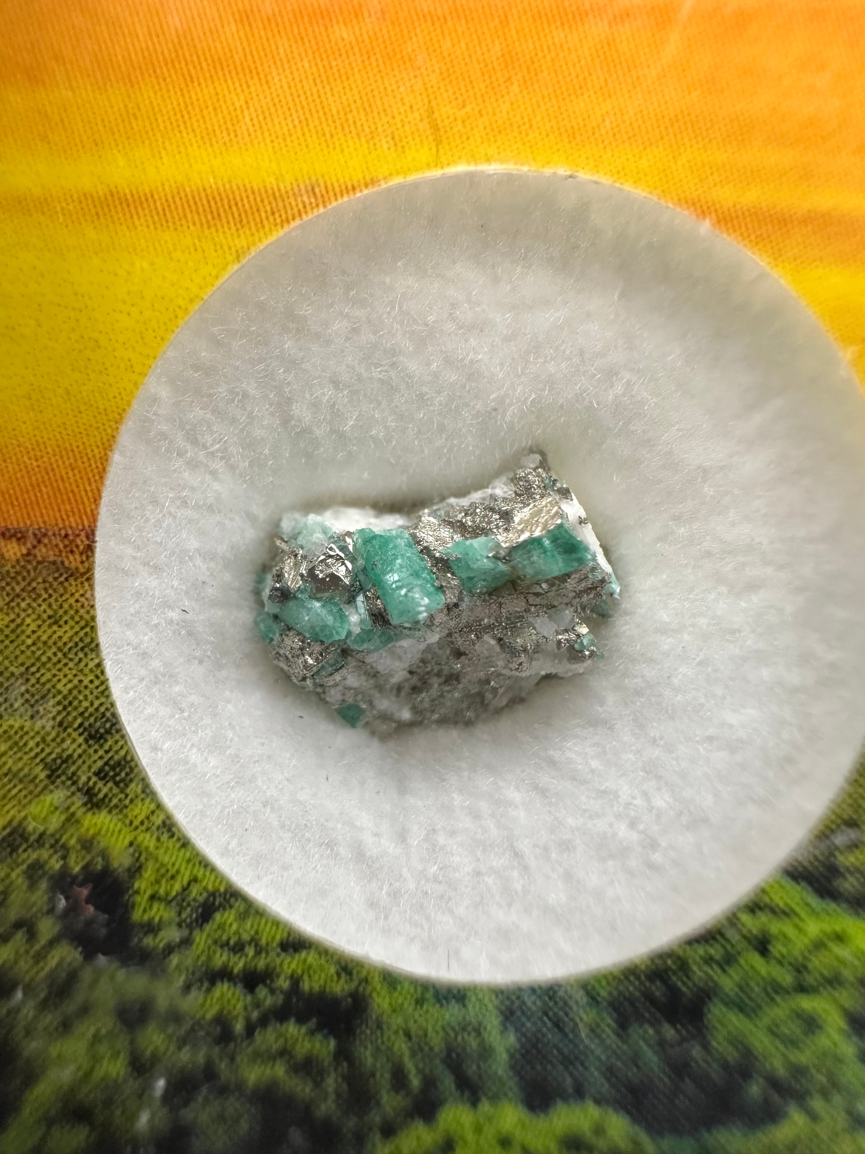 Emerald in box – Chivor – Boyaca, Colombia - SM156